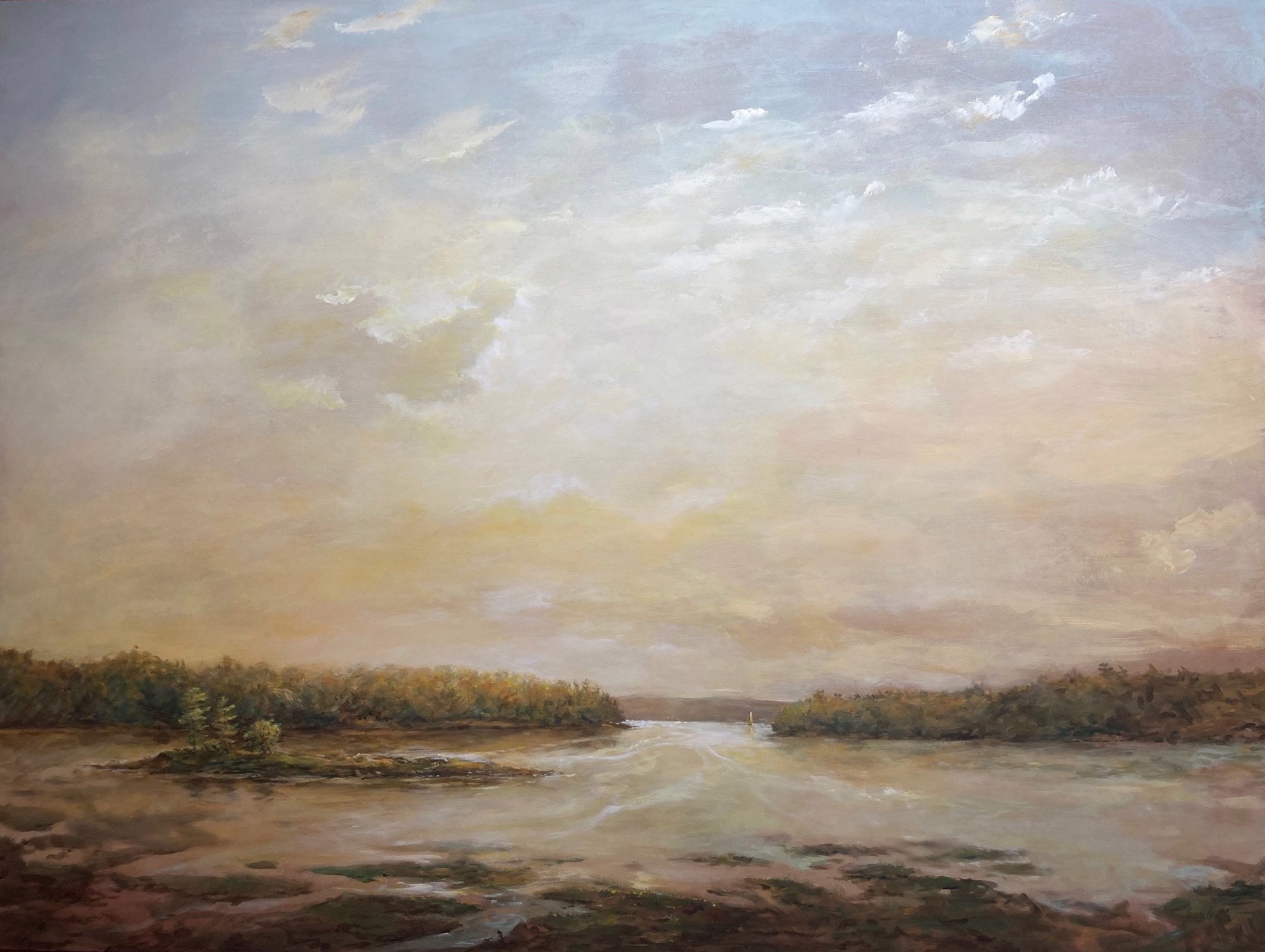 Study of Montsweag Bay at Low Tide by John "Jack" Gable