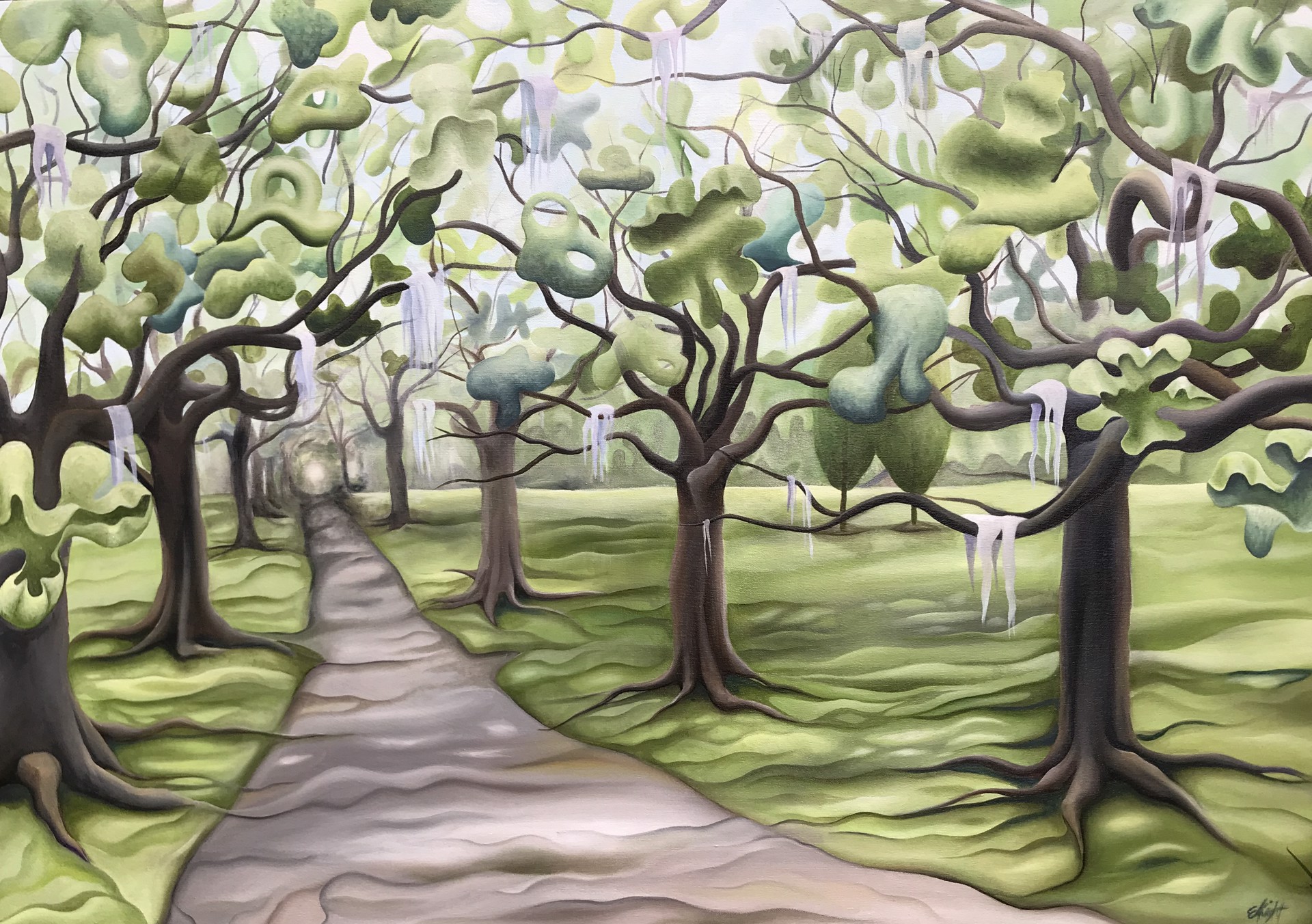 Oak Lined Road by Emma Knight