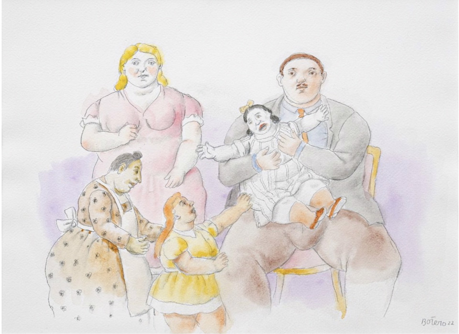 Family by Fernando Botero