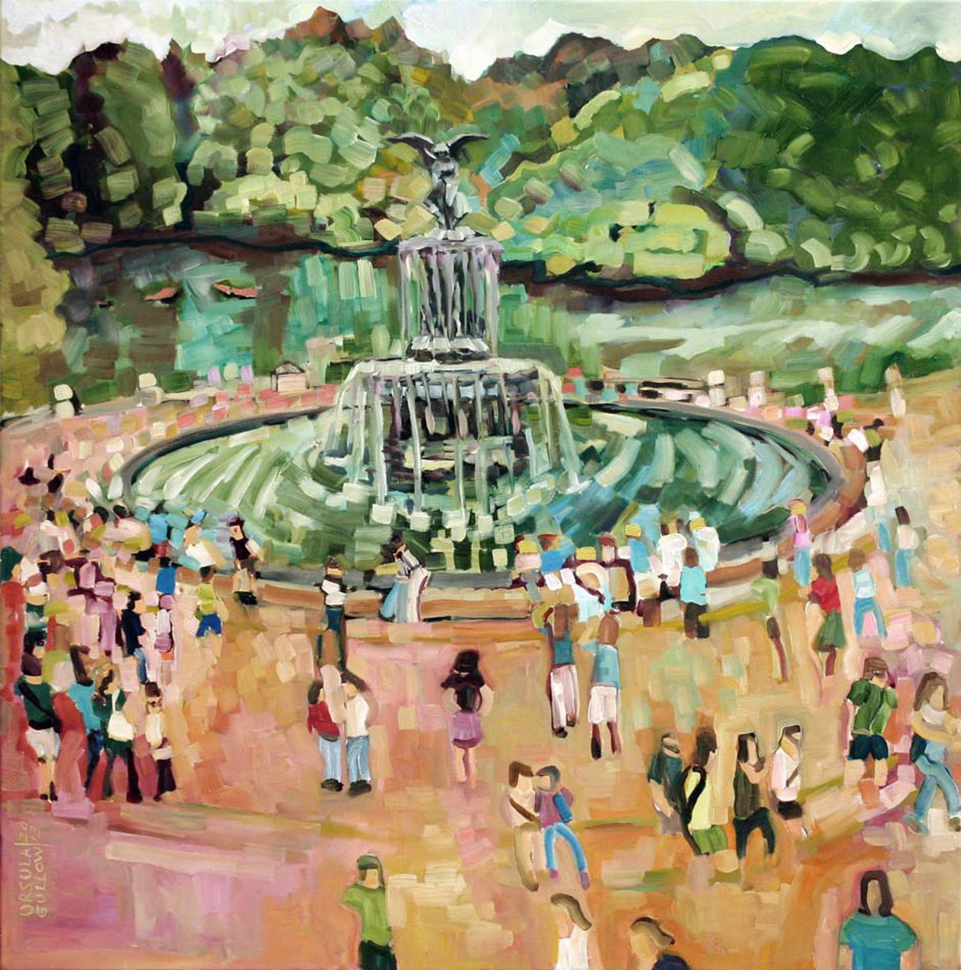 Bethesda Fountain by Ursula Gullow