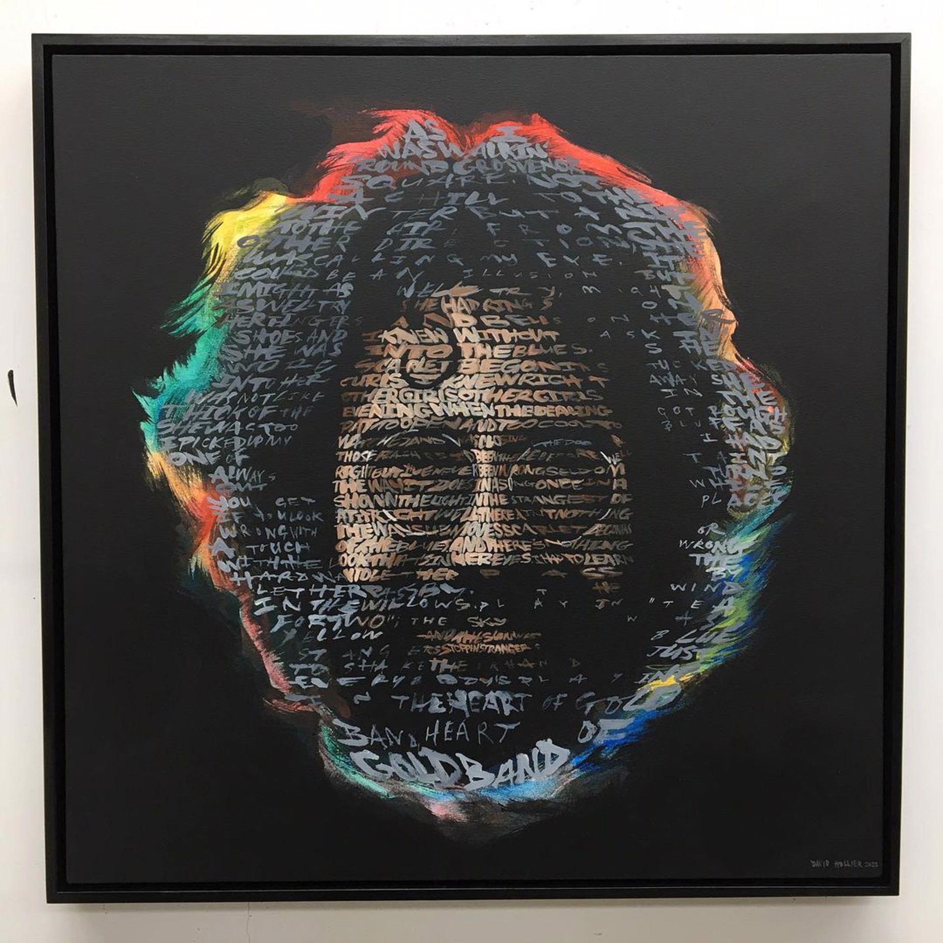 Jerry Garcia (Text: Scarlet Begonias) by David Hollier