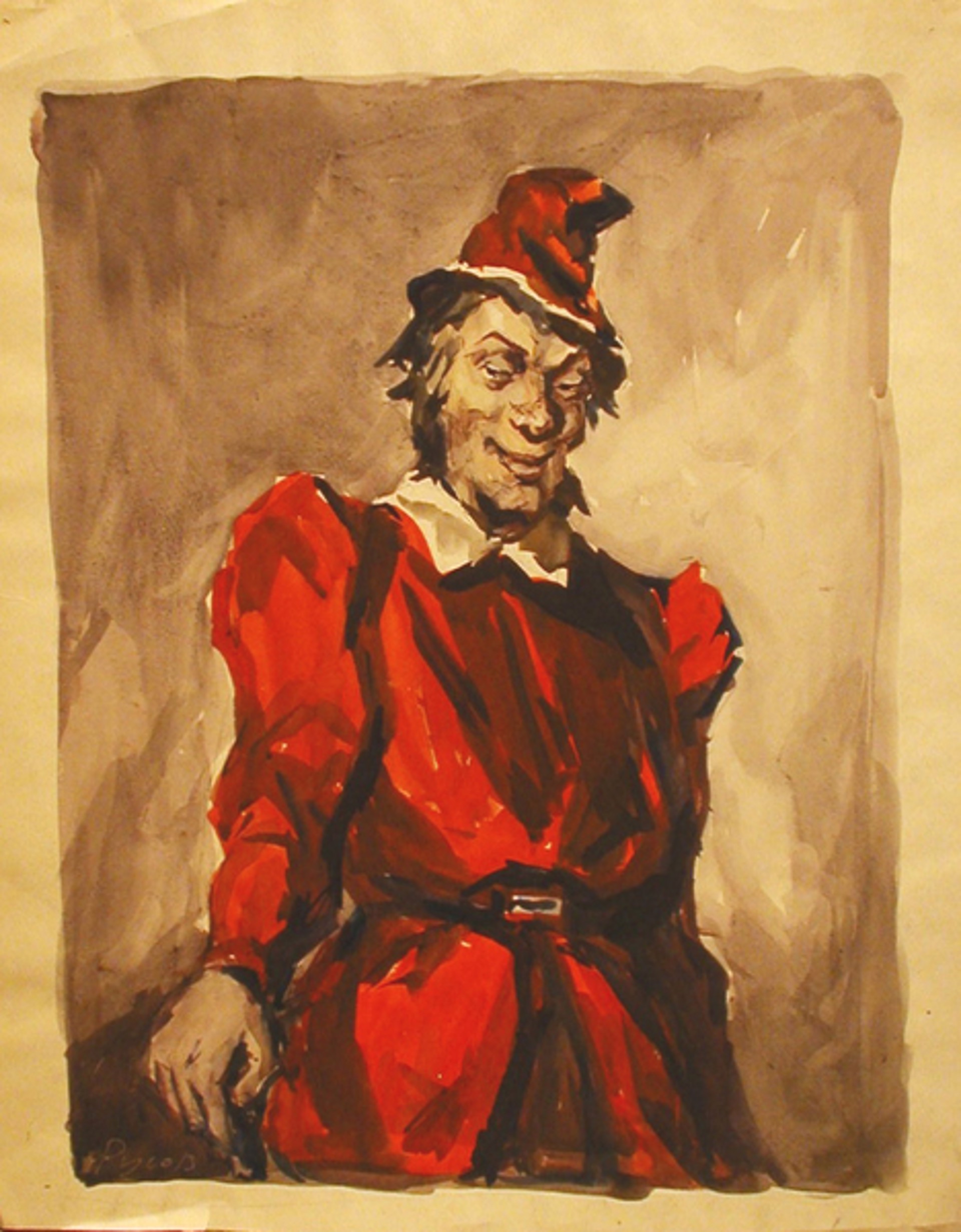 Self Portrait as a Ulenshpiegel by Lev Rusov