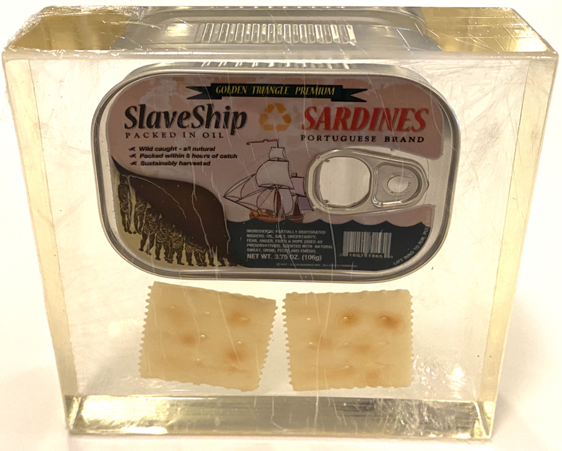 SlaveShip Sardines With Crackers by Colin Quashie