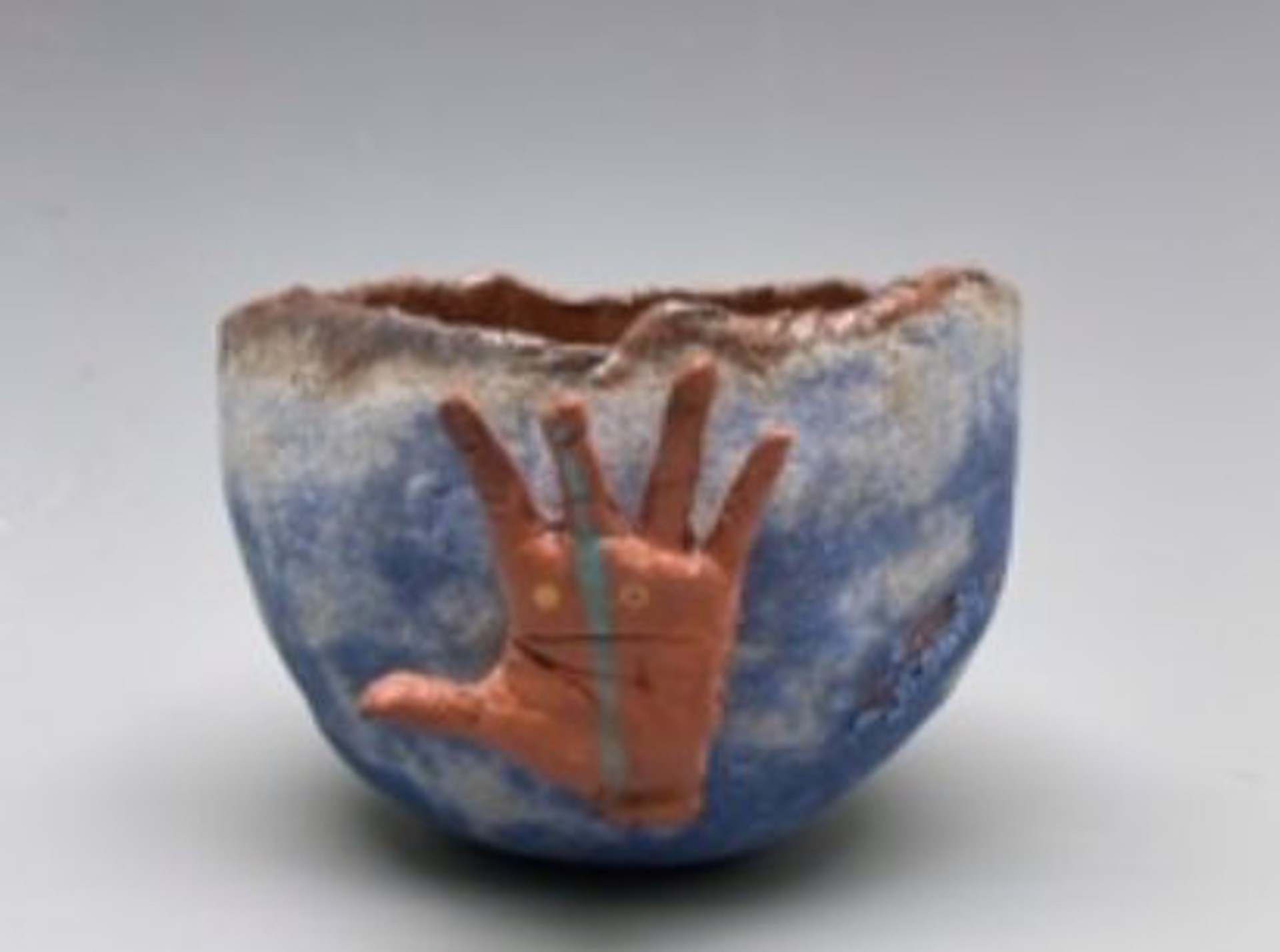 Tribal Hand Bowl by Nicole Merkens