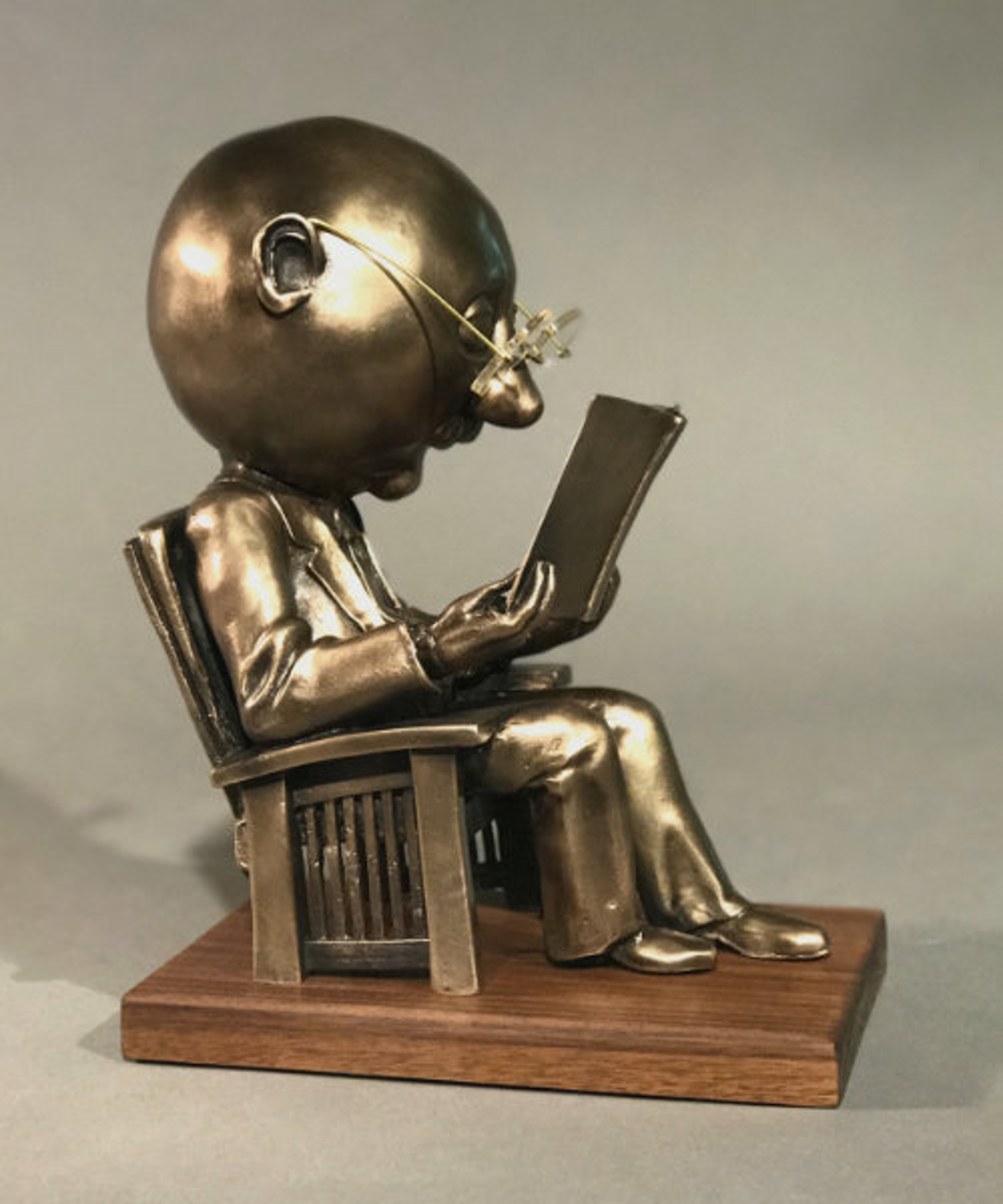 The Reader (Small) by Rodger Jacobsen