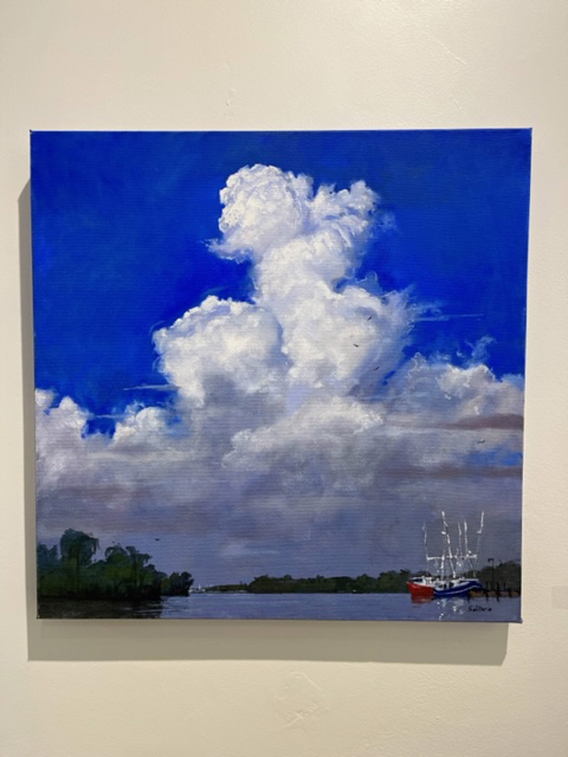 Tall Cloud Behind Venice by Billy Solitario