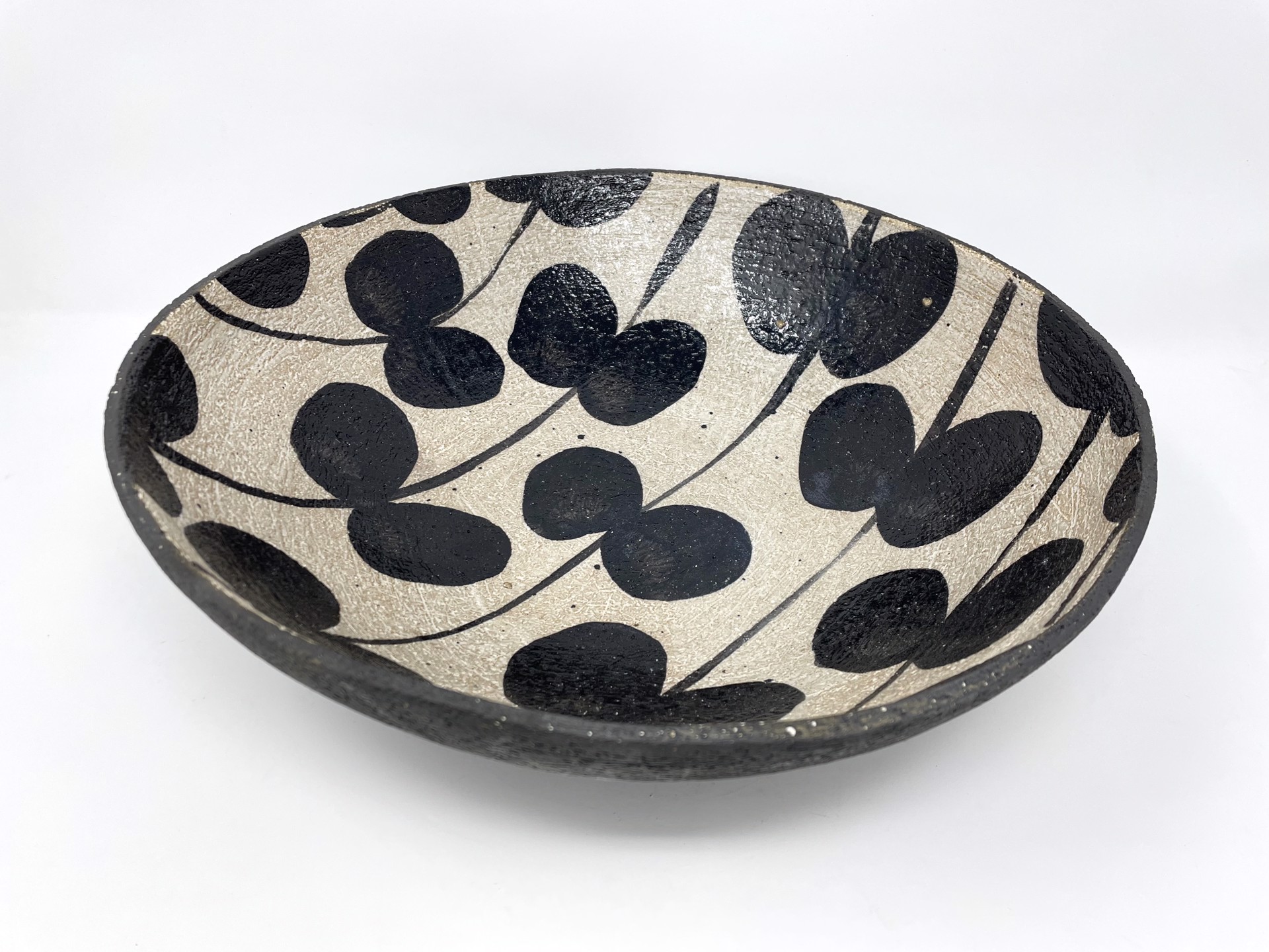 Butterfly Floral Server II by Glory Day Loflin Ceramics