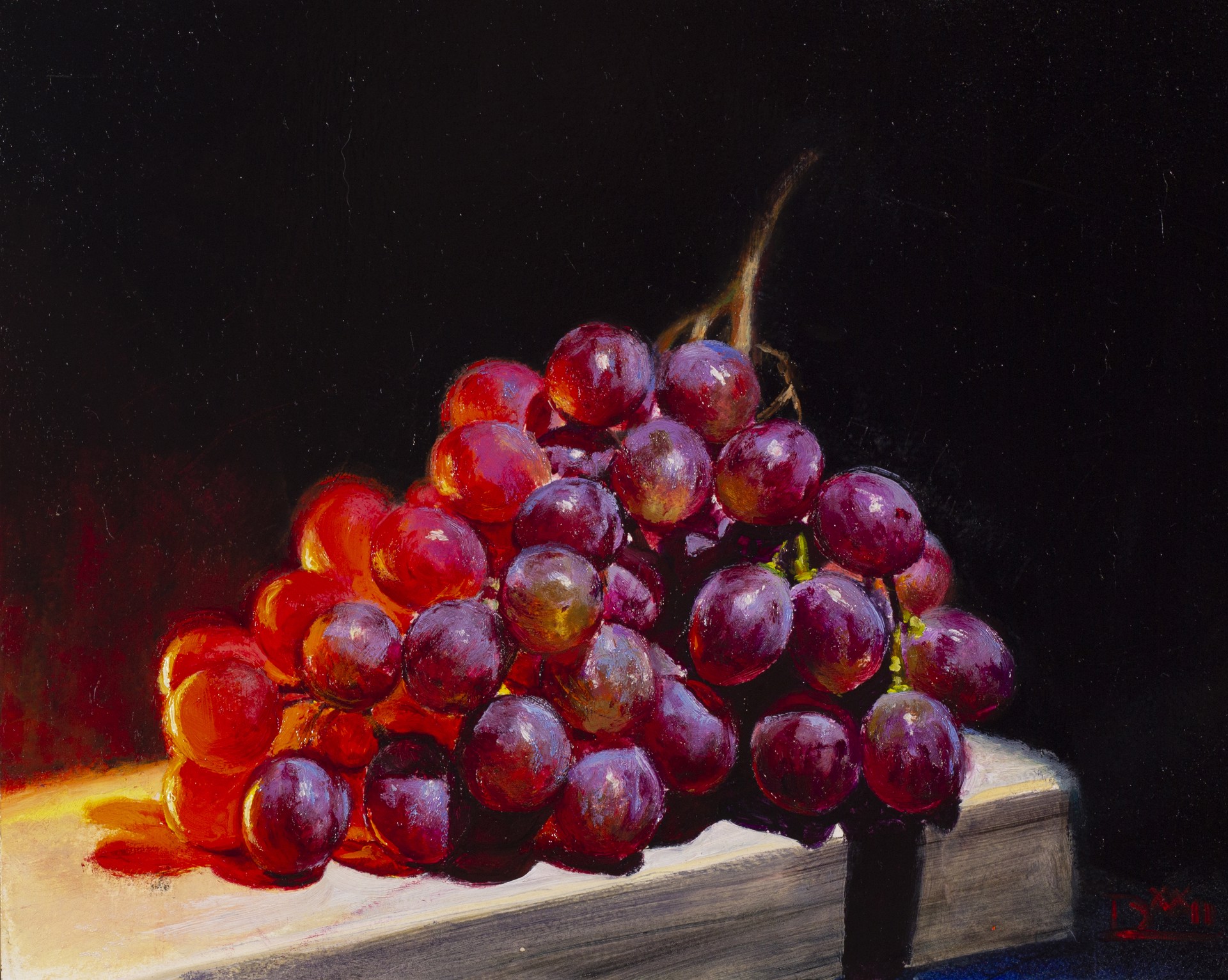 Red Grapes II by Daire Lynch