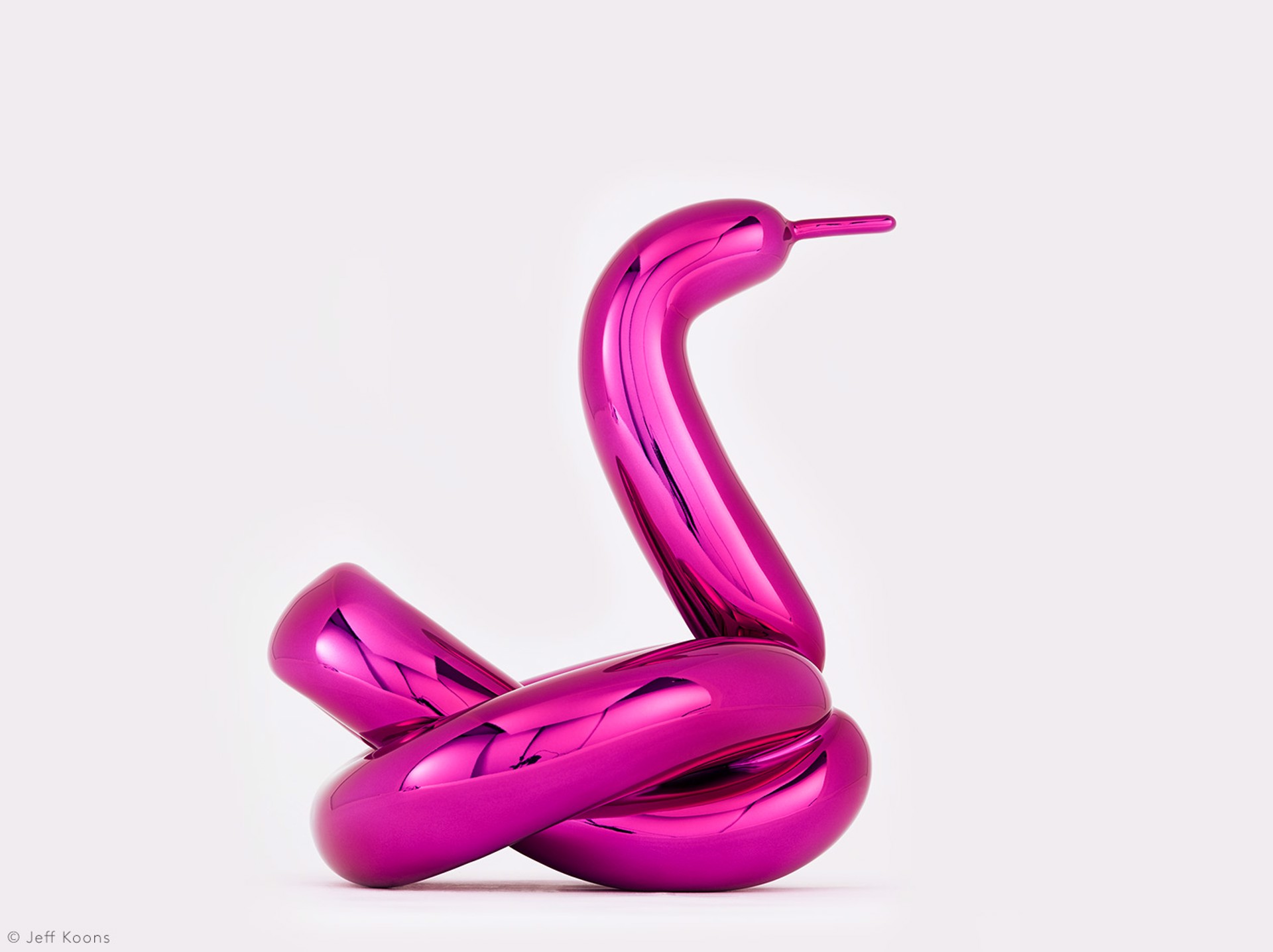 Swan (Magenta) By Jeff Koons by Jeff Koons