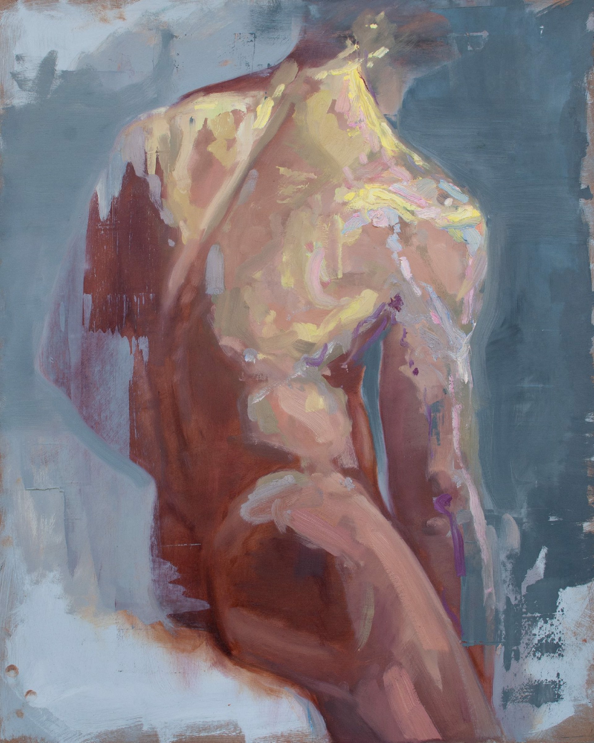 Untitled Figure Male Back by Andrew Moncrief