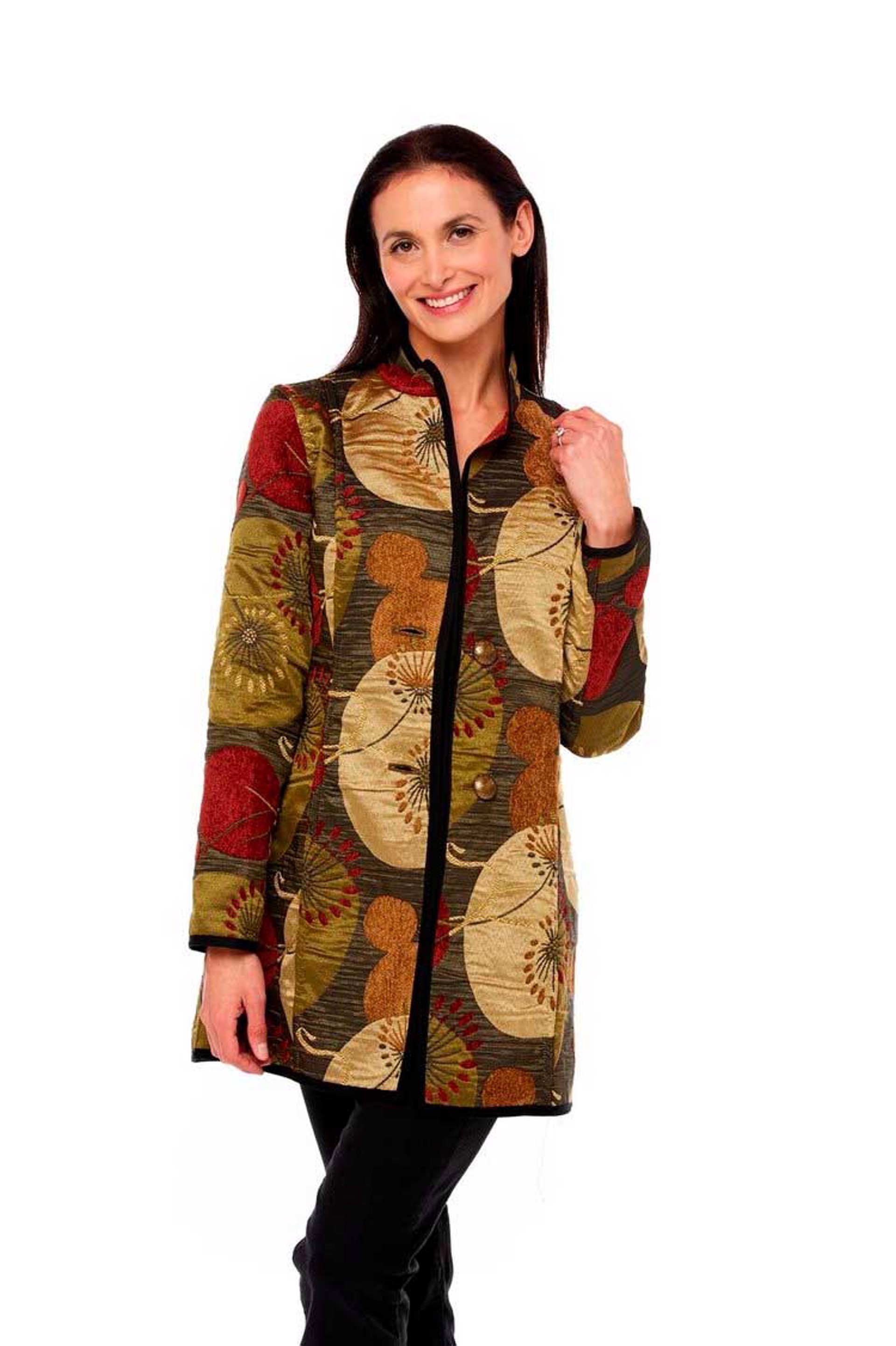 Mid-Length Classic Lily Pad Autumn by Trimdin Artisan Jackets