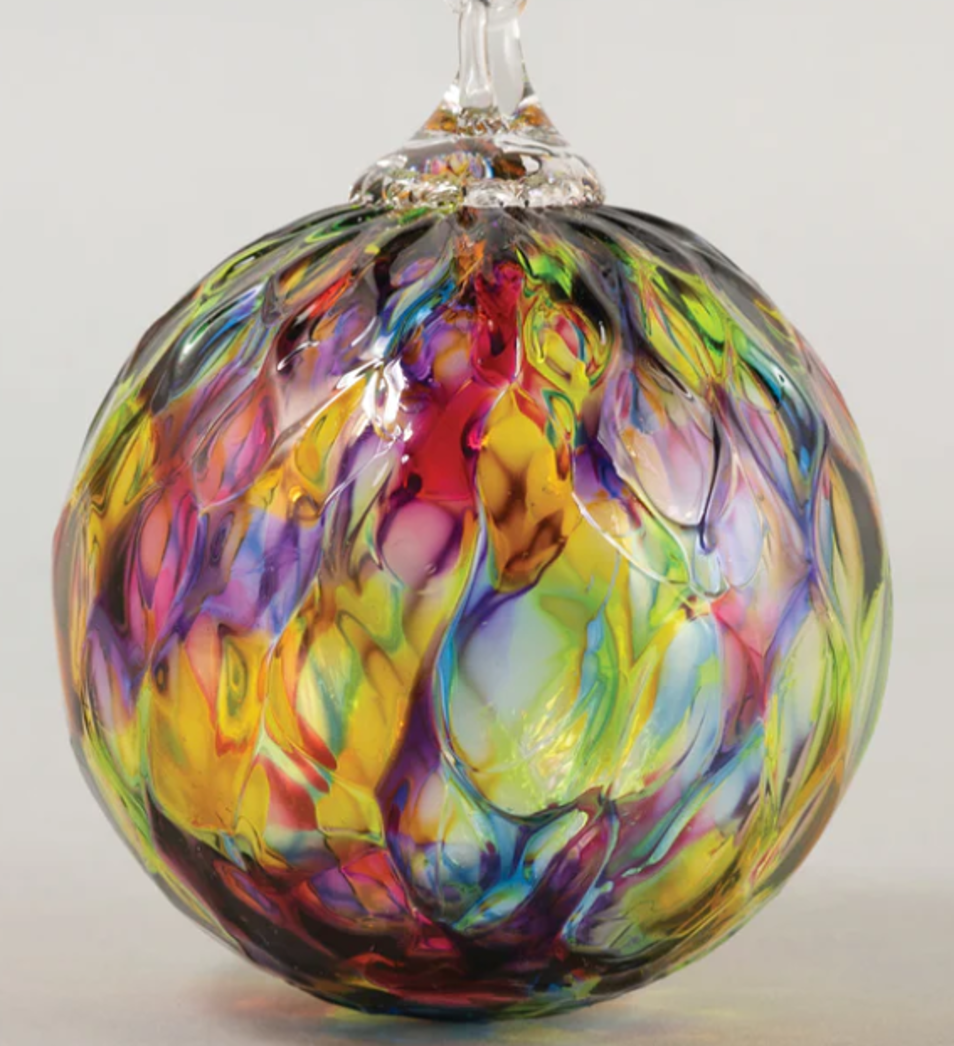 Ornament | Rainbow Diamond Faceted by Glass Eye