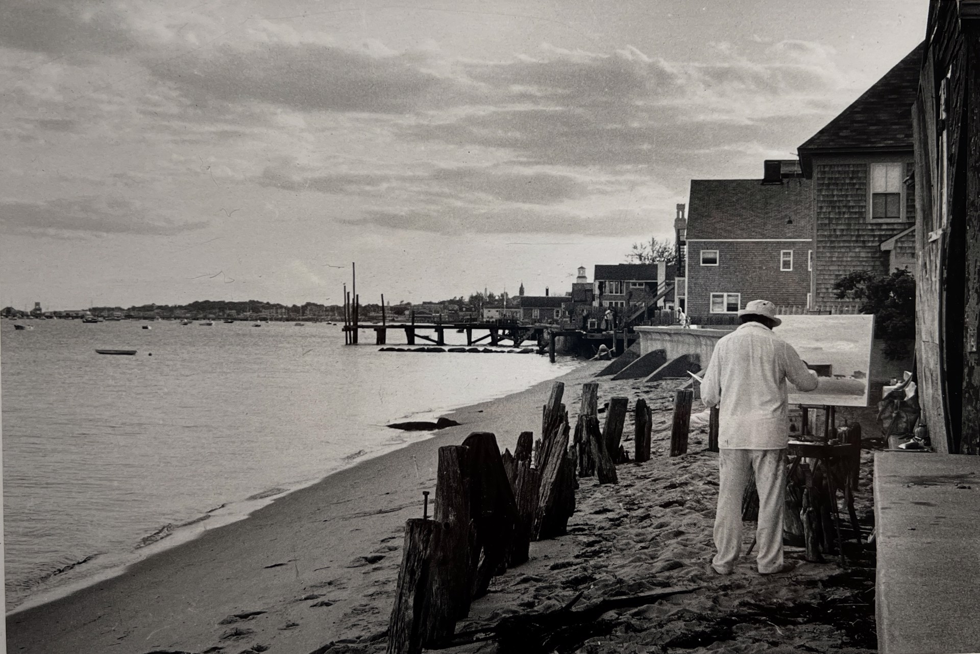 At the Motif, Provincetown, 1984 by Blair Resika