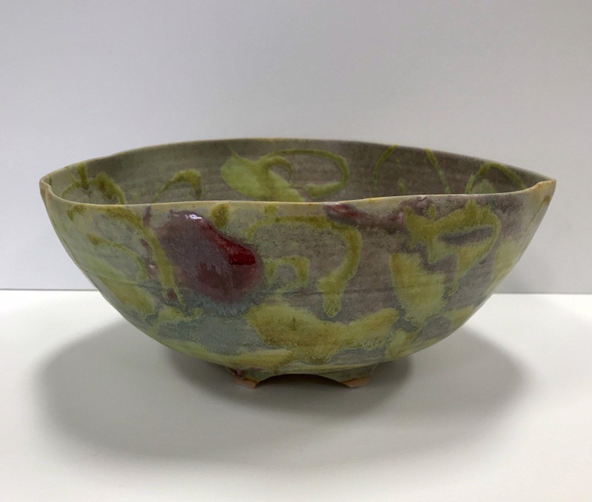 Turquoise/Ochre Bowl by Kayo O'Young