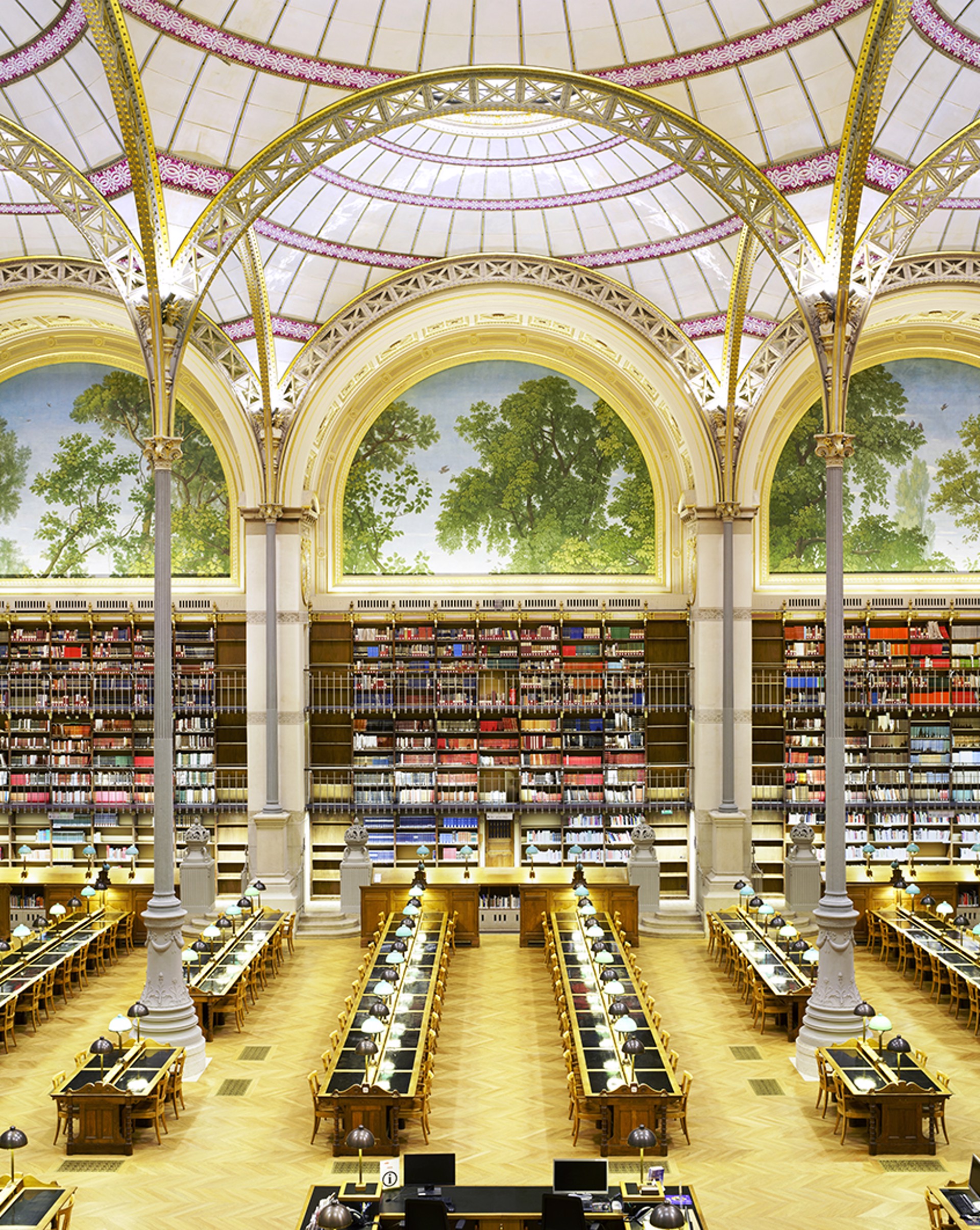 Salle Labrouste IV Library, Paris by Reinhard Goerner