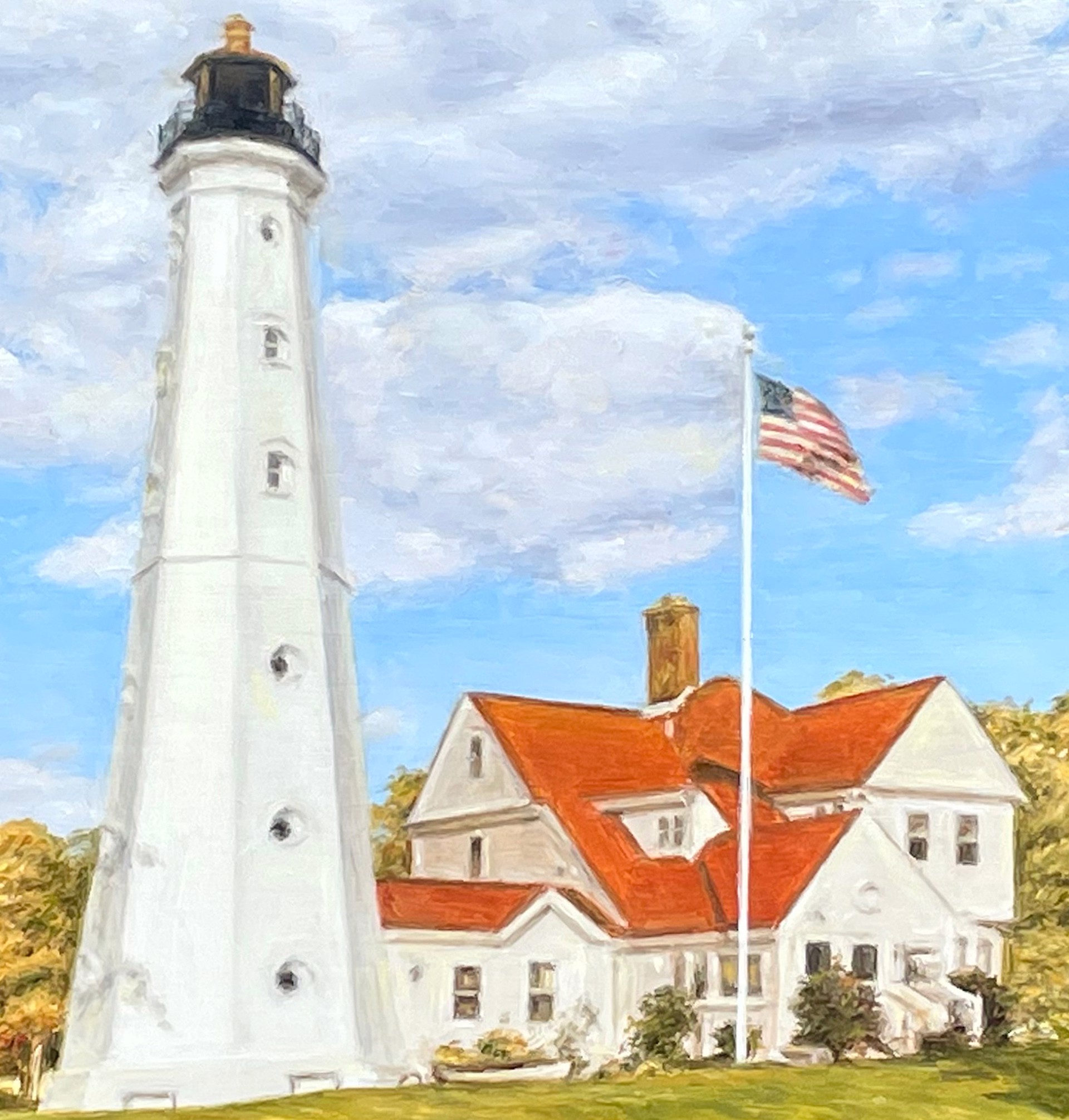 North Point Lighthouse by Lori Zummo