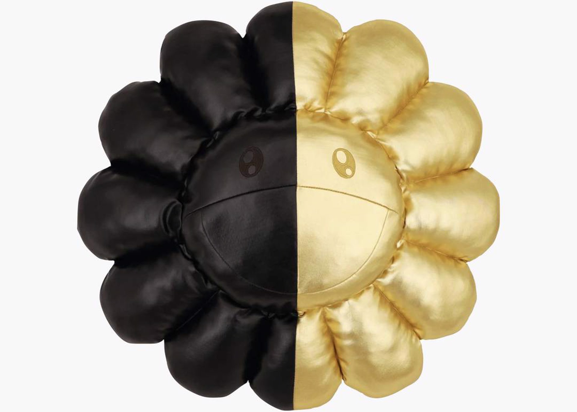 Takashi Murakami x HIKARU Collaboration Flower Plush Black/Gold (Small) by Takashi Murakami