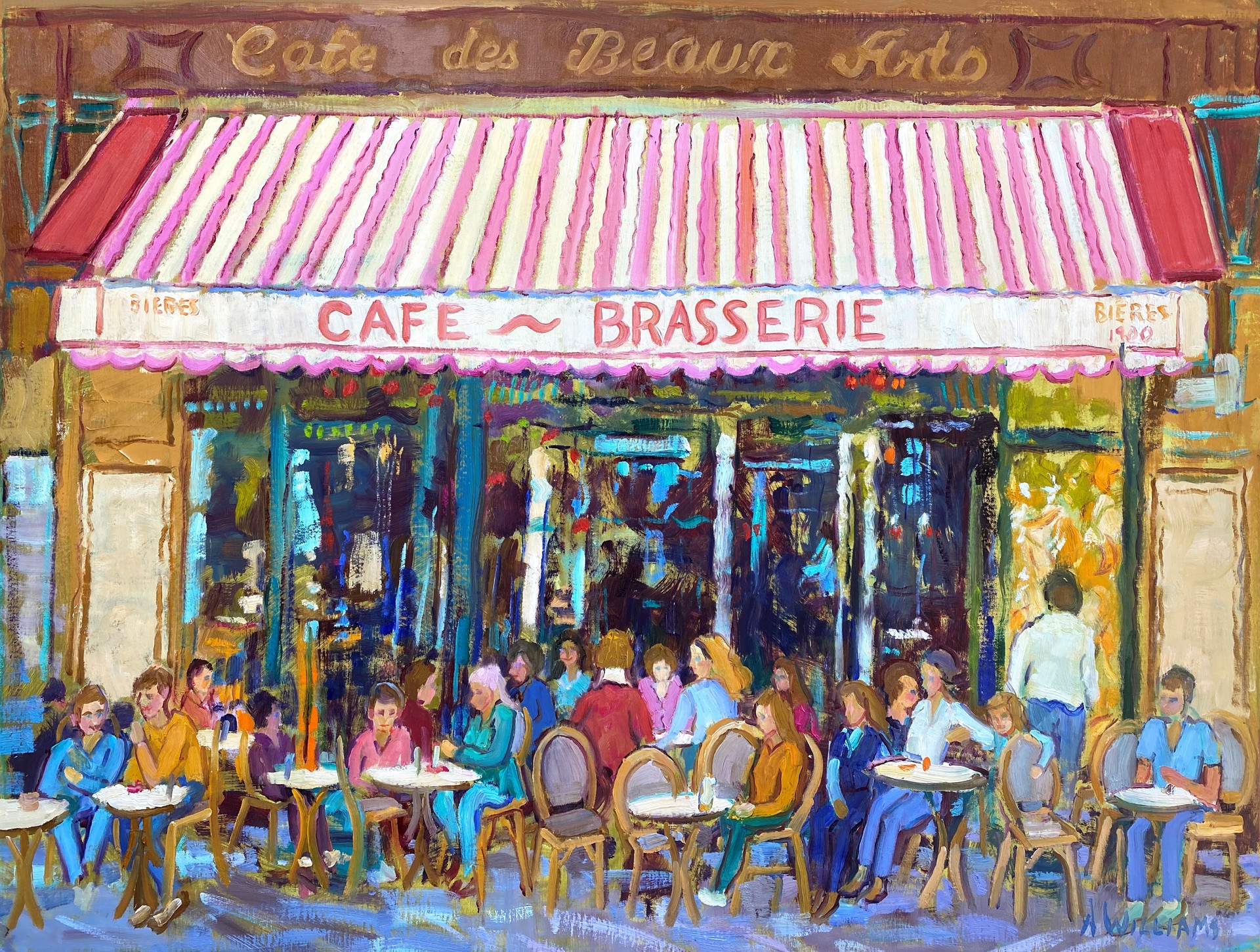 Cafe Des Beaux Arts by Alice Williams