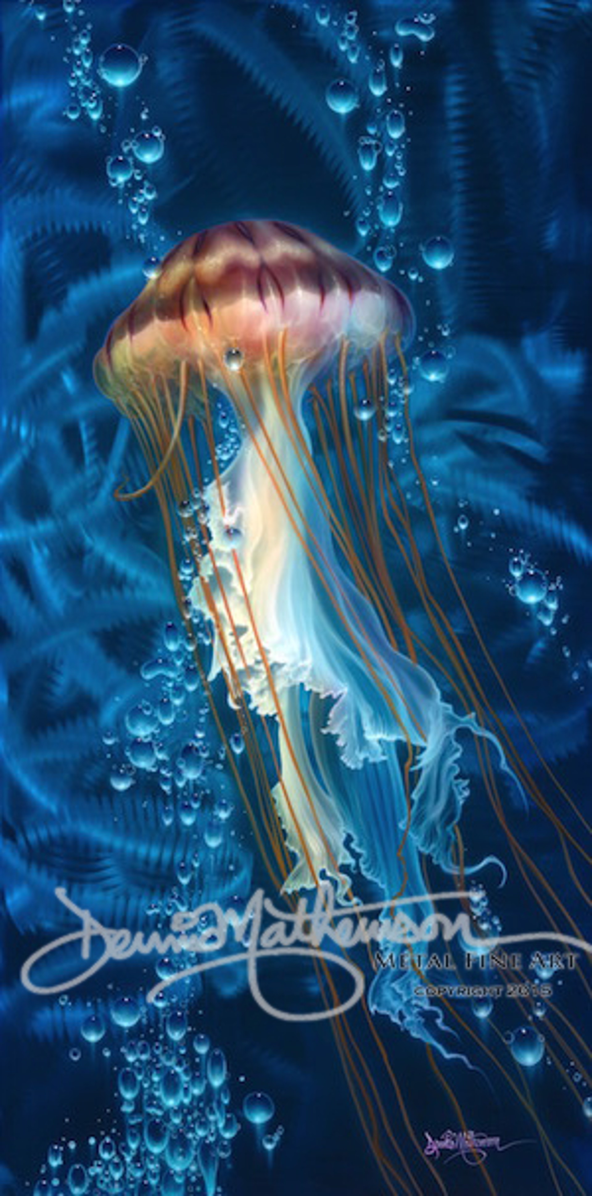 Jelly Sea 6 by Dennis Mathewson