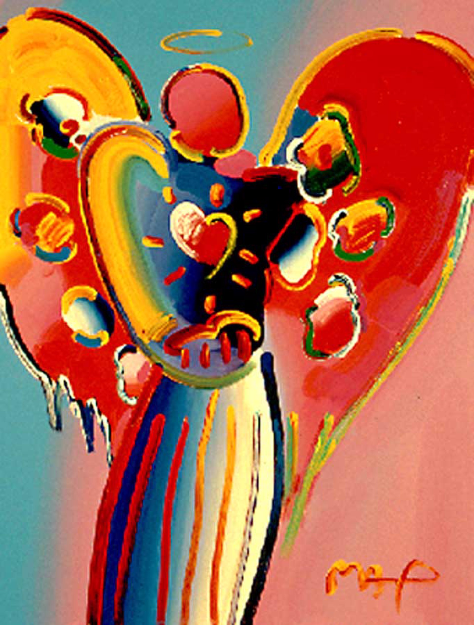 Angel With Heart by Peter Max