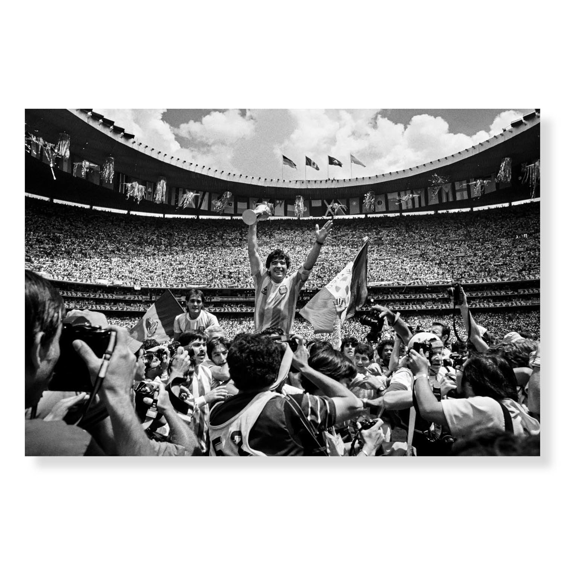 Maradona (Black & White) by David Yarrow