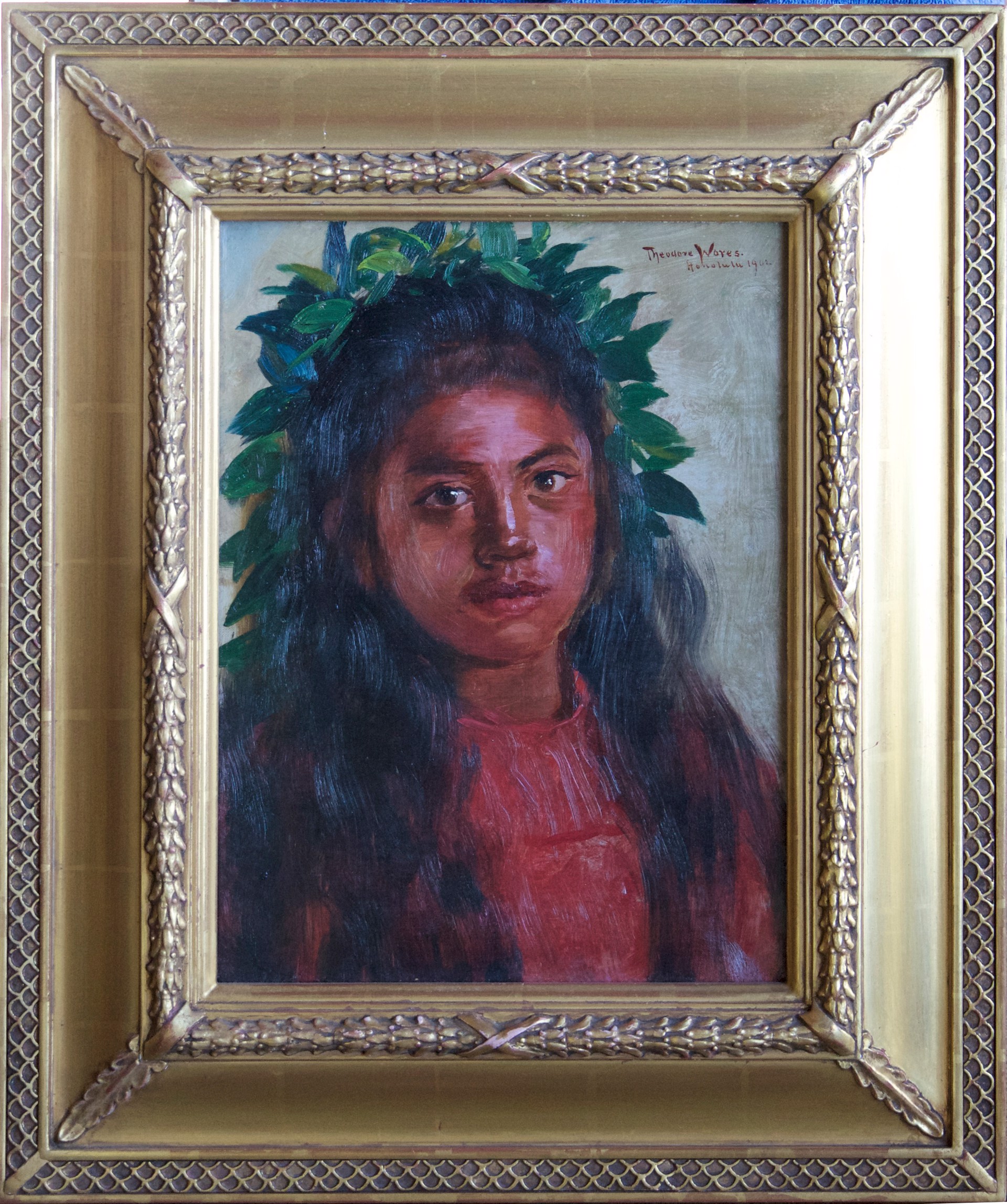 Portrait of a Hawaiian Girl by Theodore Wores