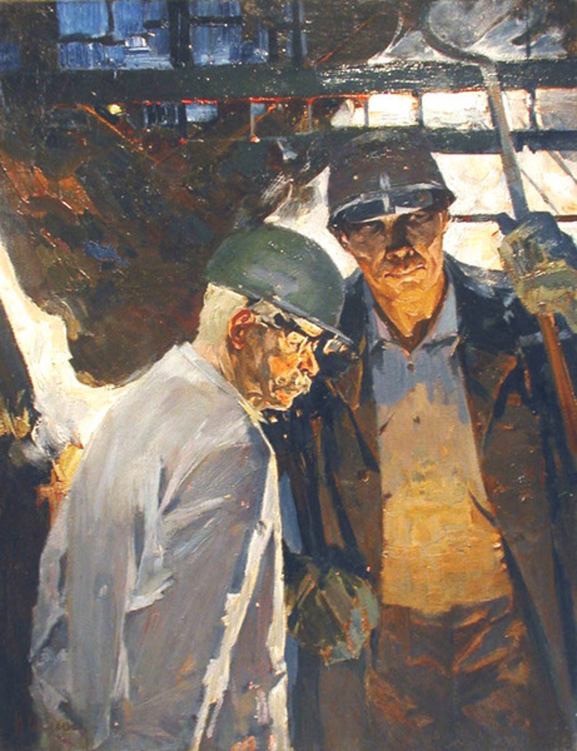 Foundry Workers by Nikolai Baskakov