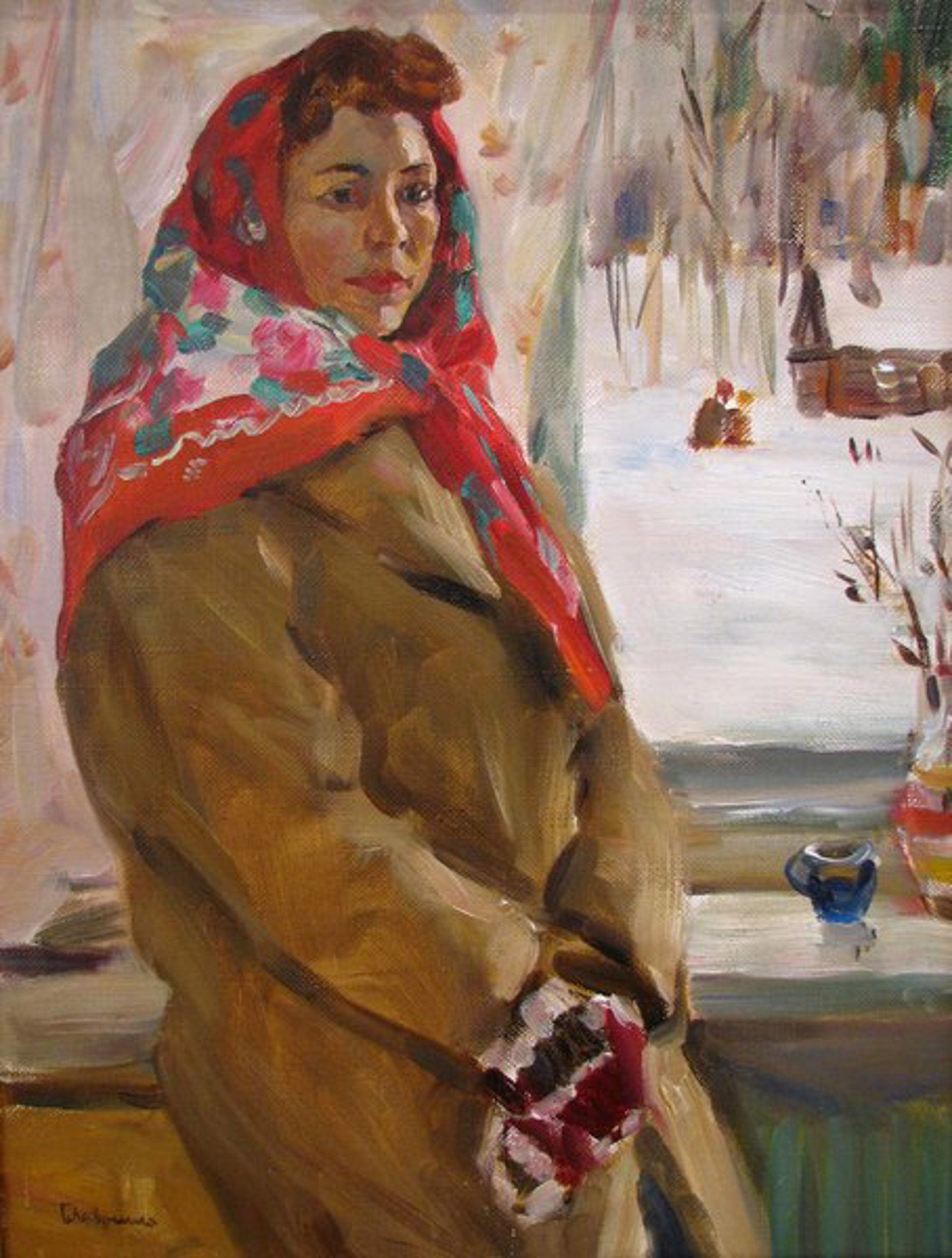Woman by Boris Lavrenko