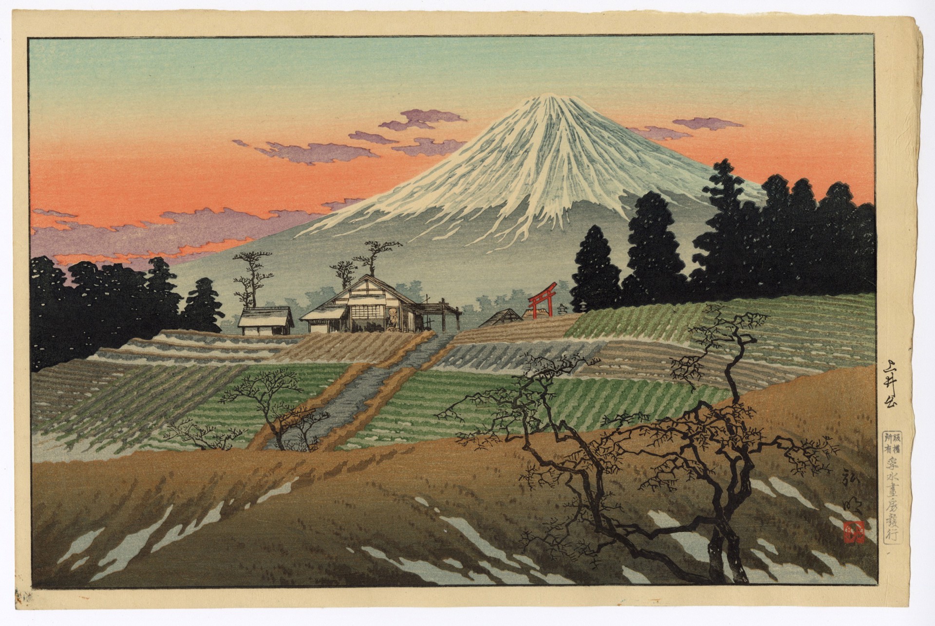 Kamiide, Mt Fuji in the Four Seasons by Takahashi Hiroaki