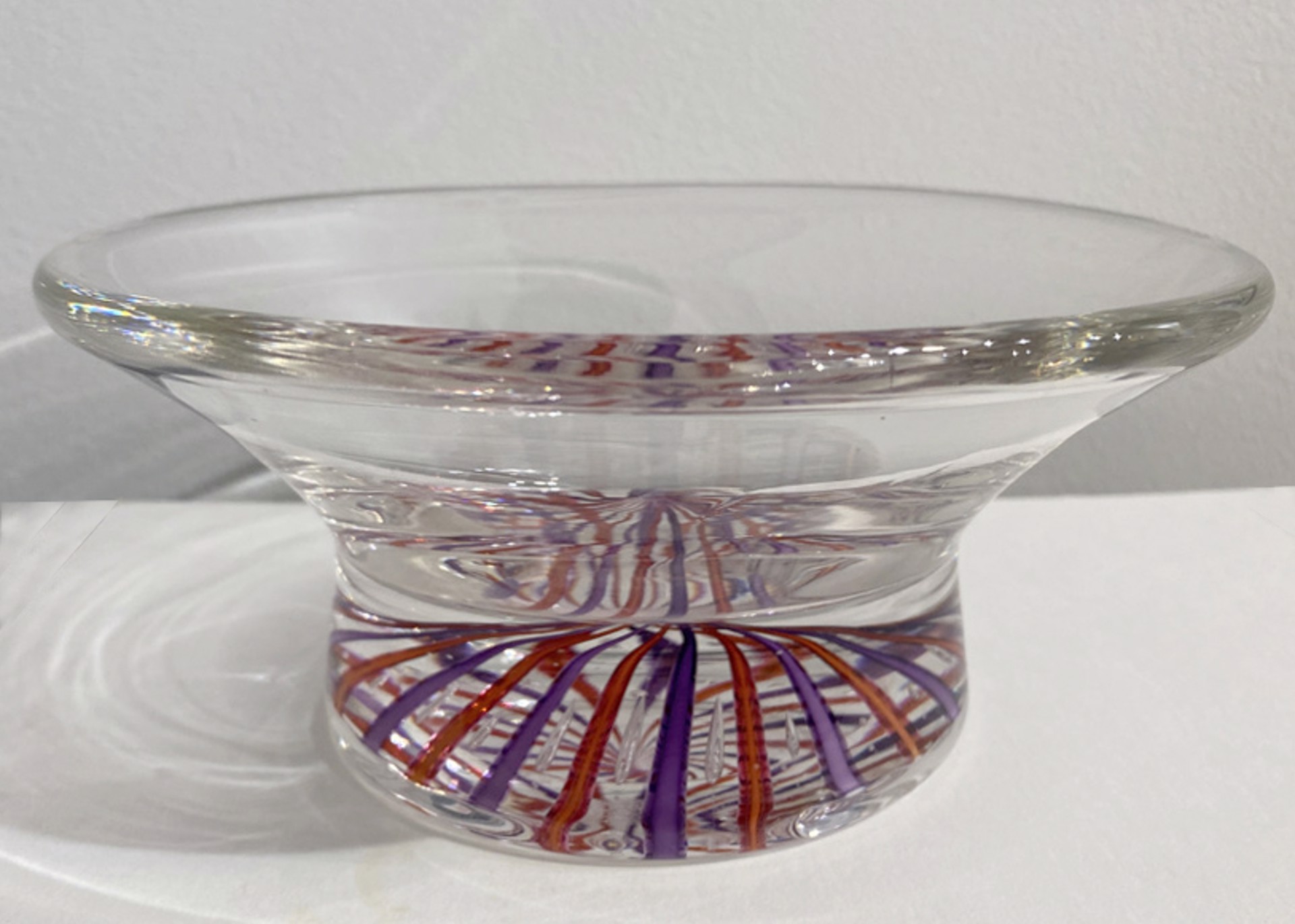 Red and Purple bowl by Daniel Wooddell