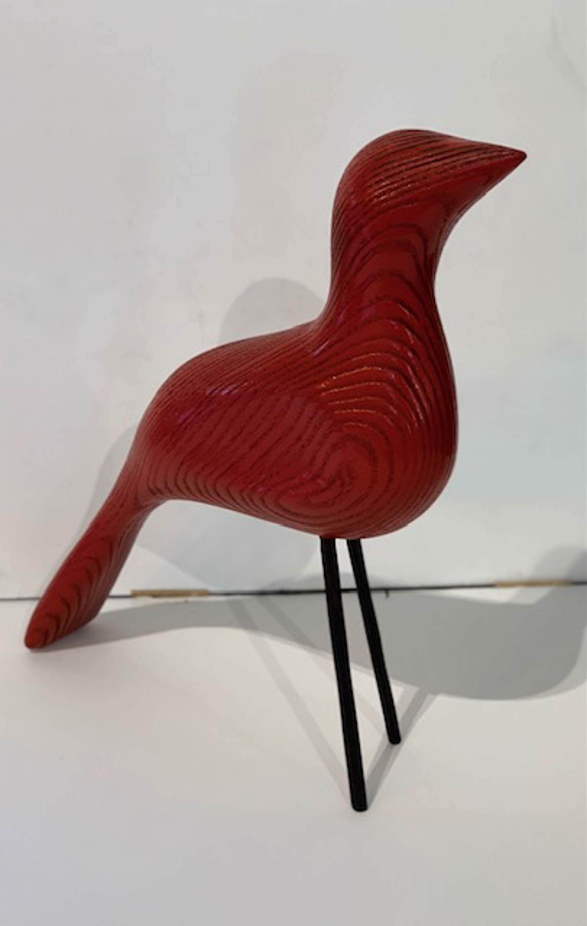 Standing Red Bird C by Barry Harrison