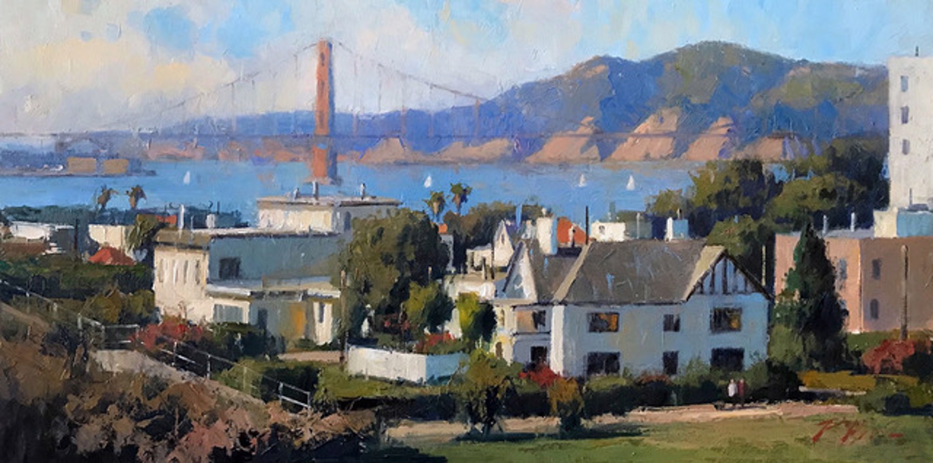 View of Golden Gate Bridge by Perry Brown