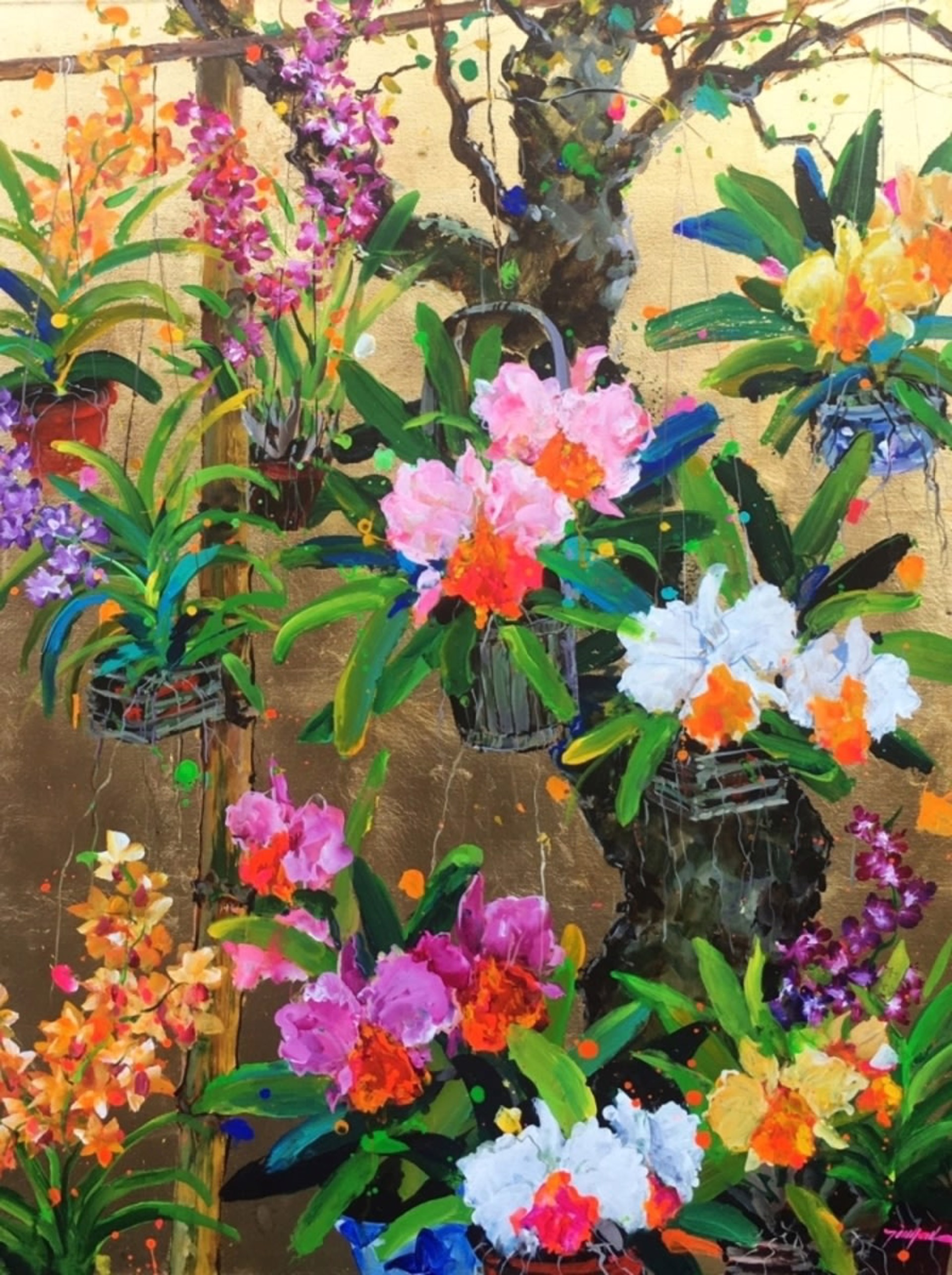 A Symphony of Orchids by Tinyan Chan