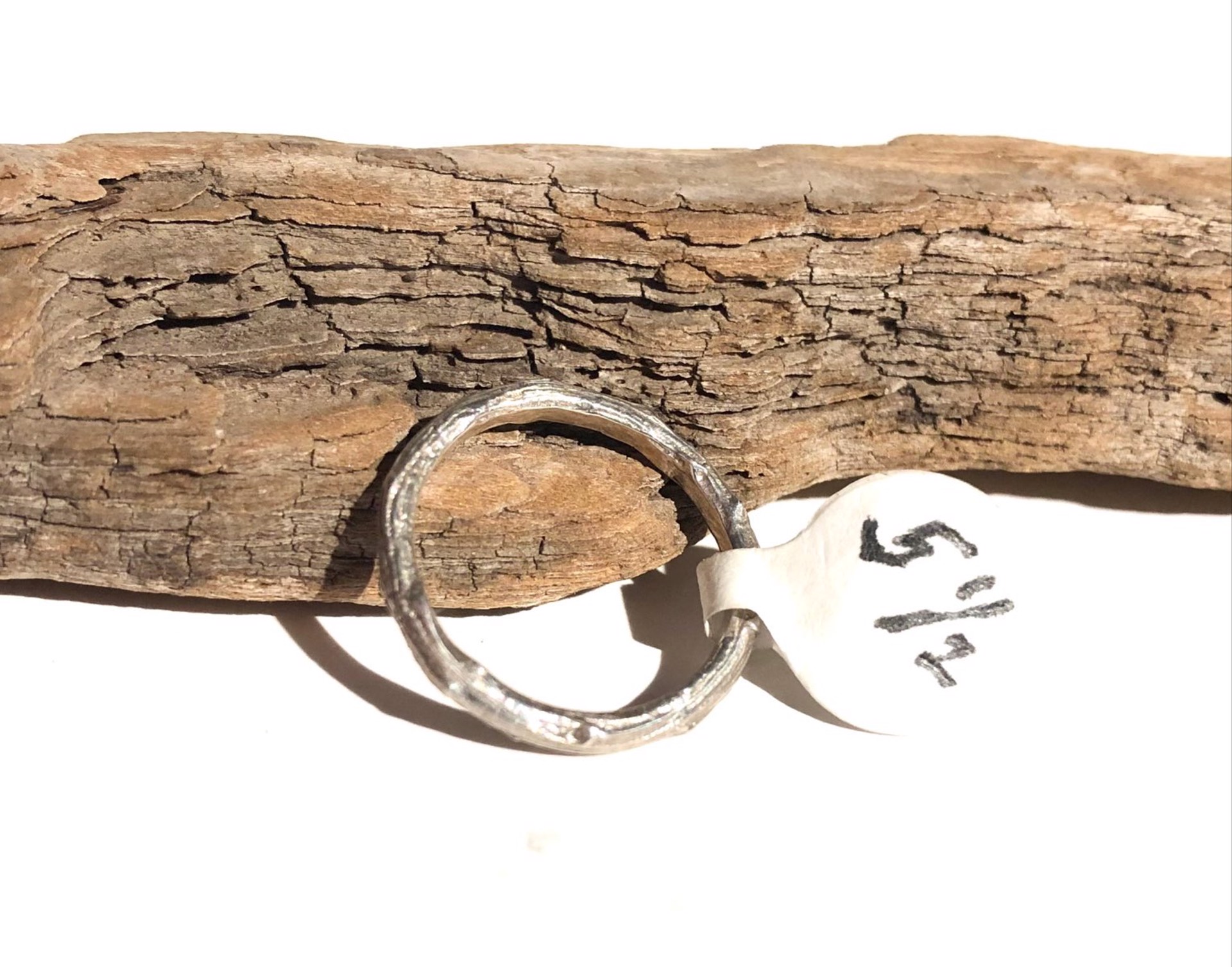 Oxidized Sterling Pine Branch Ring by Amber Mahler