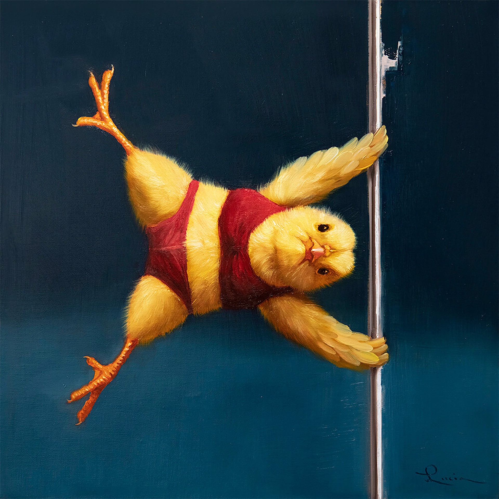 Pole Chick - Iron X by Lucia Heffernan