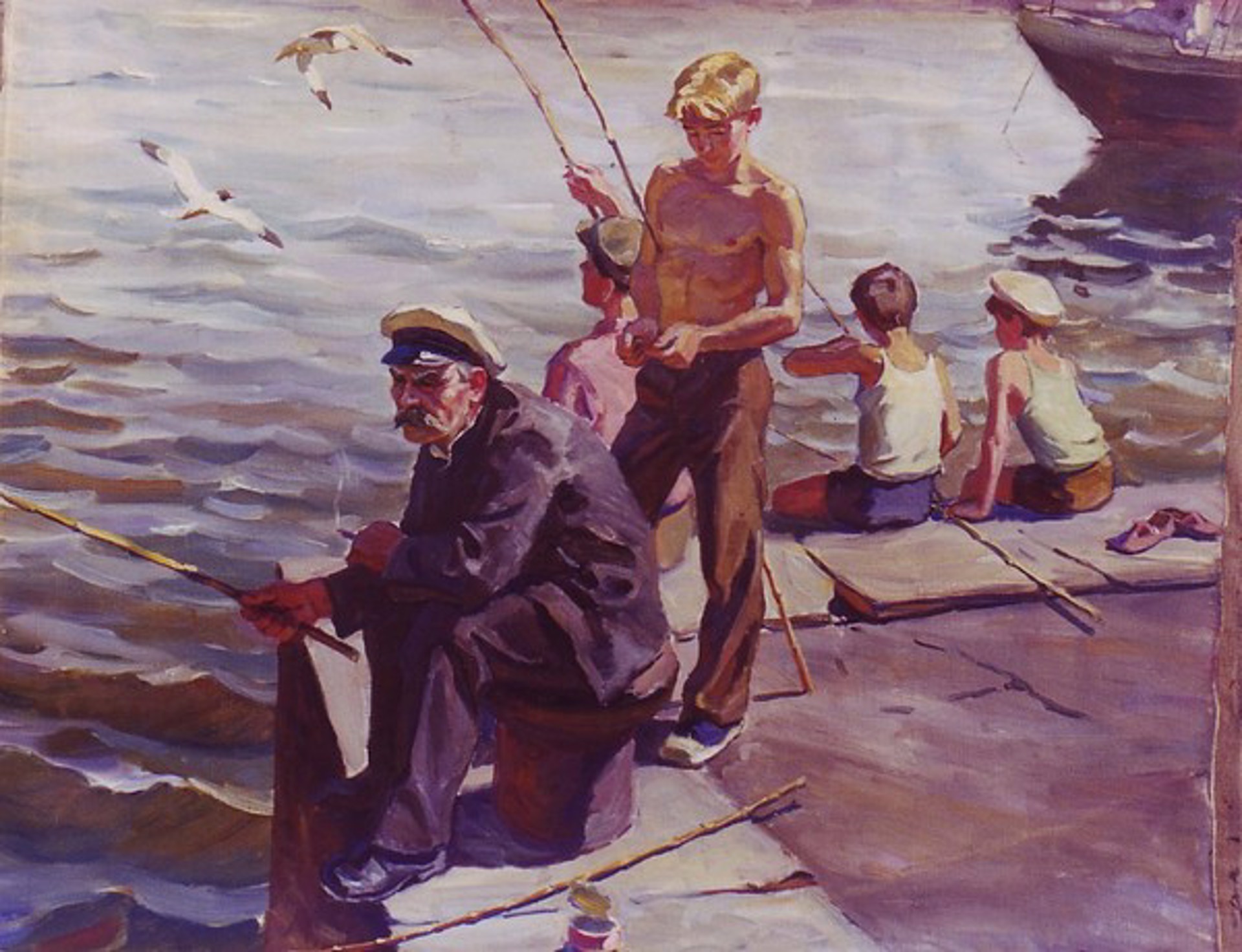 Fishing by Alexander Beregovoi