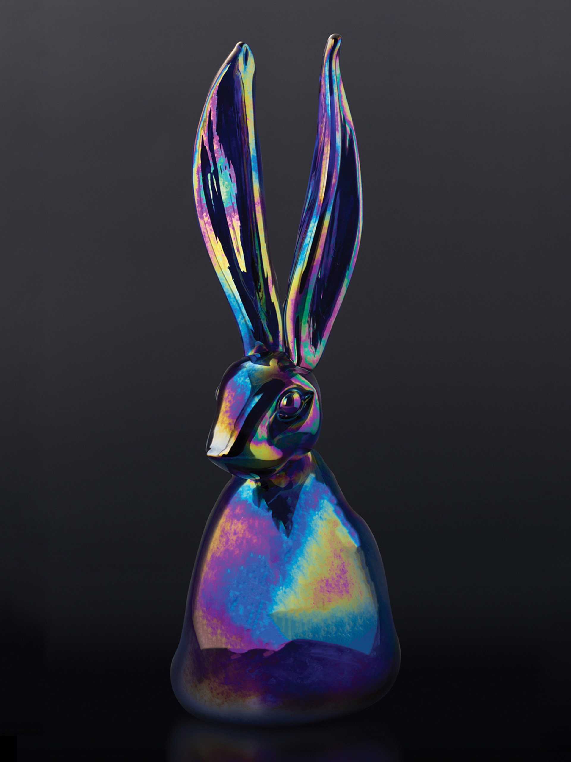 Amethyst Bunny by Hunt Slonem
