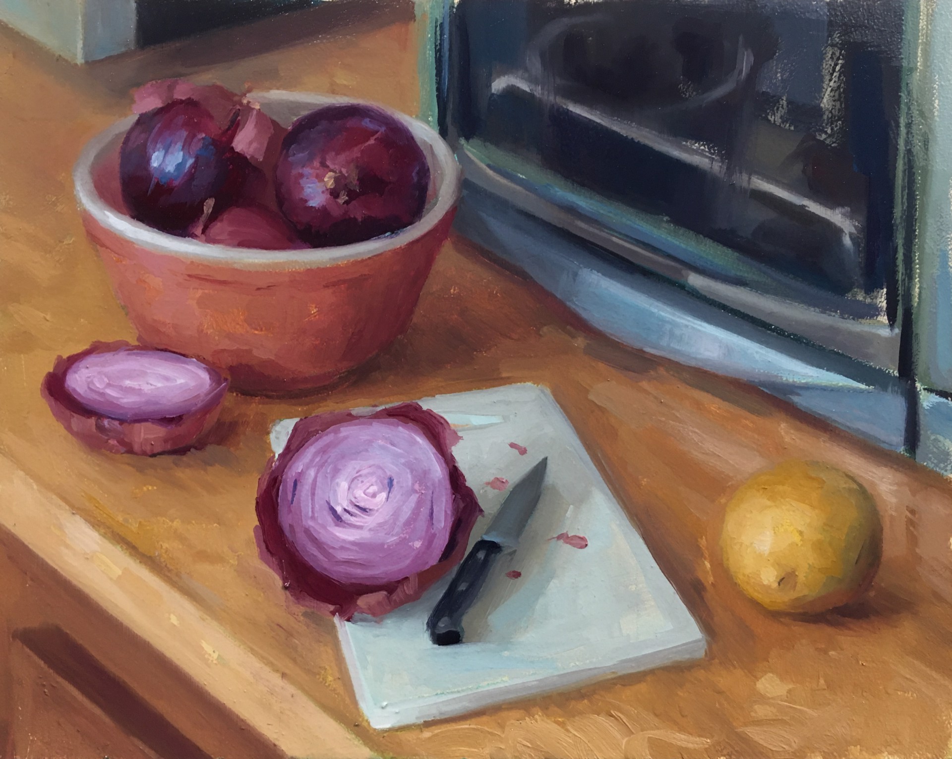 Onions by Elizabeth Zanzinger
