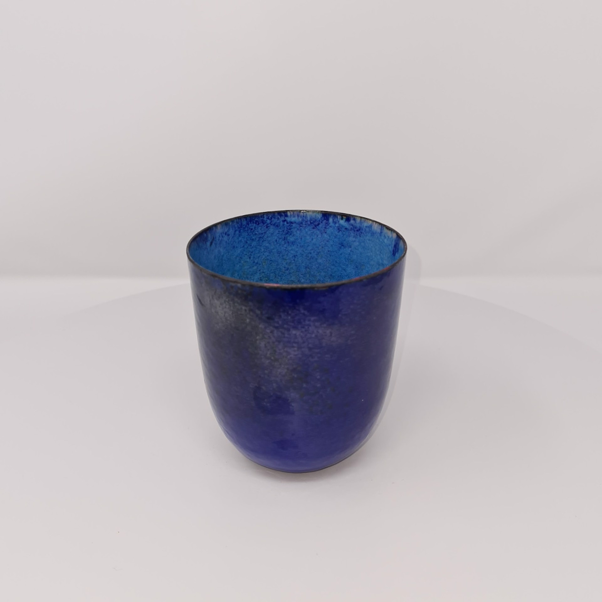 Enamel Copper Large Cup by Lundsten Glazzard
