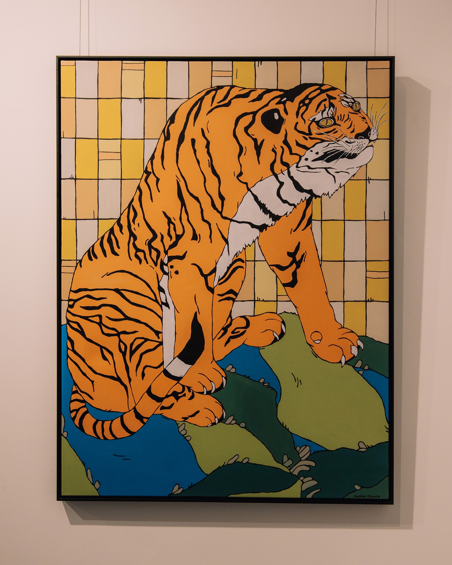 Tiger, After Maruyama Okyo by Sophie Pulvers