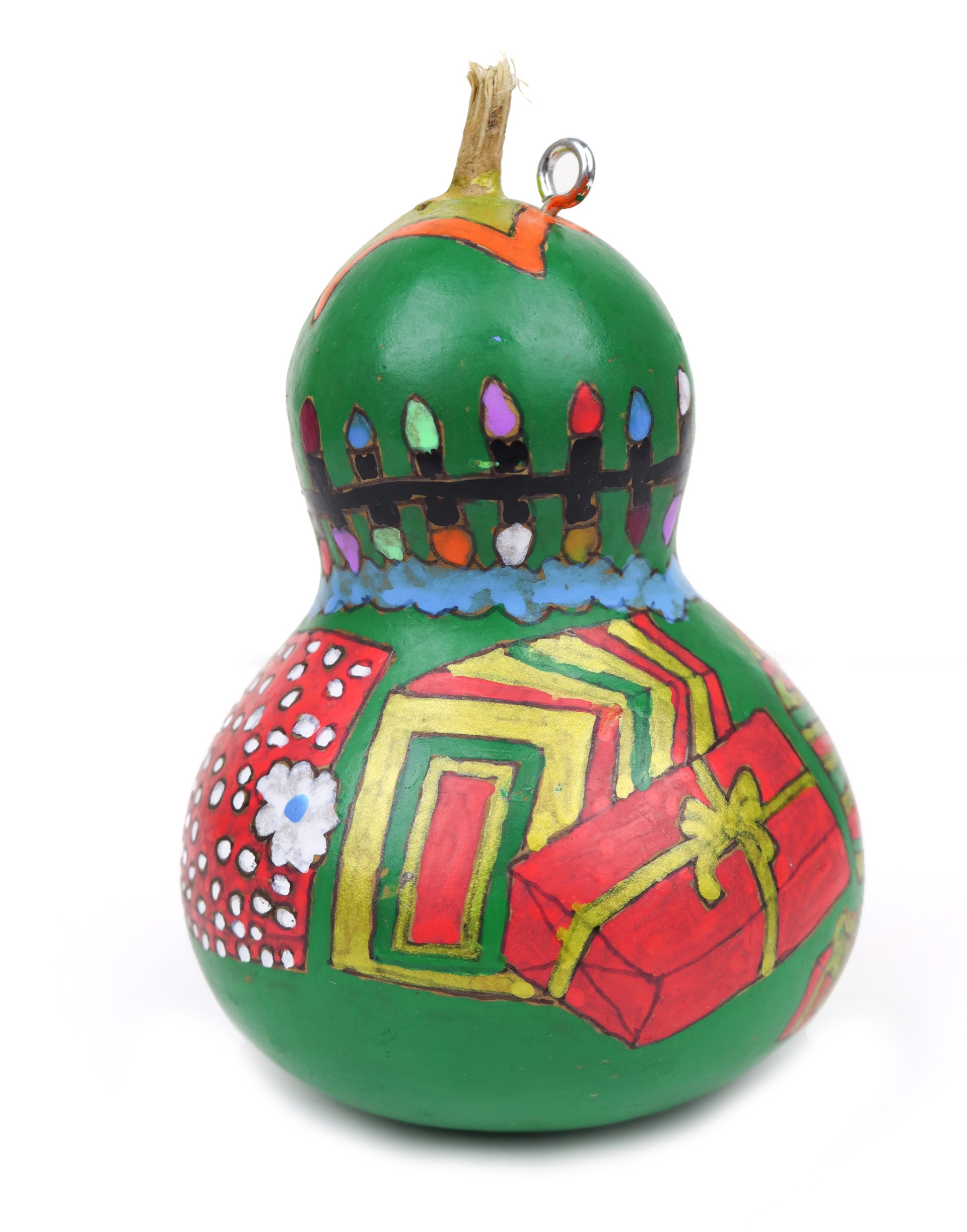 Under the Giving Tree (gourd ornament) by Jacqueline Coleman