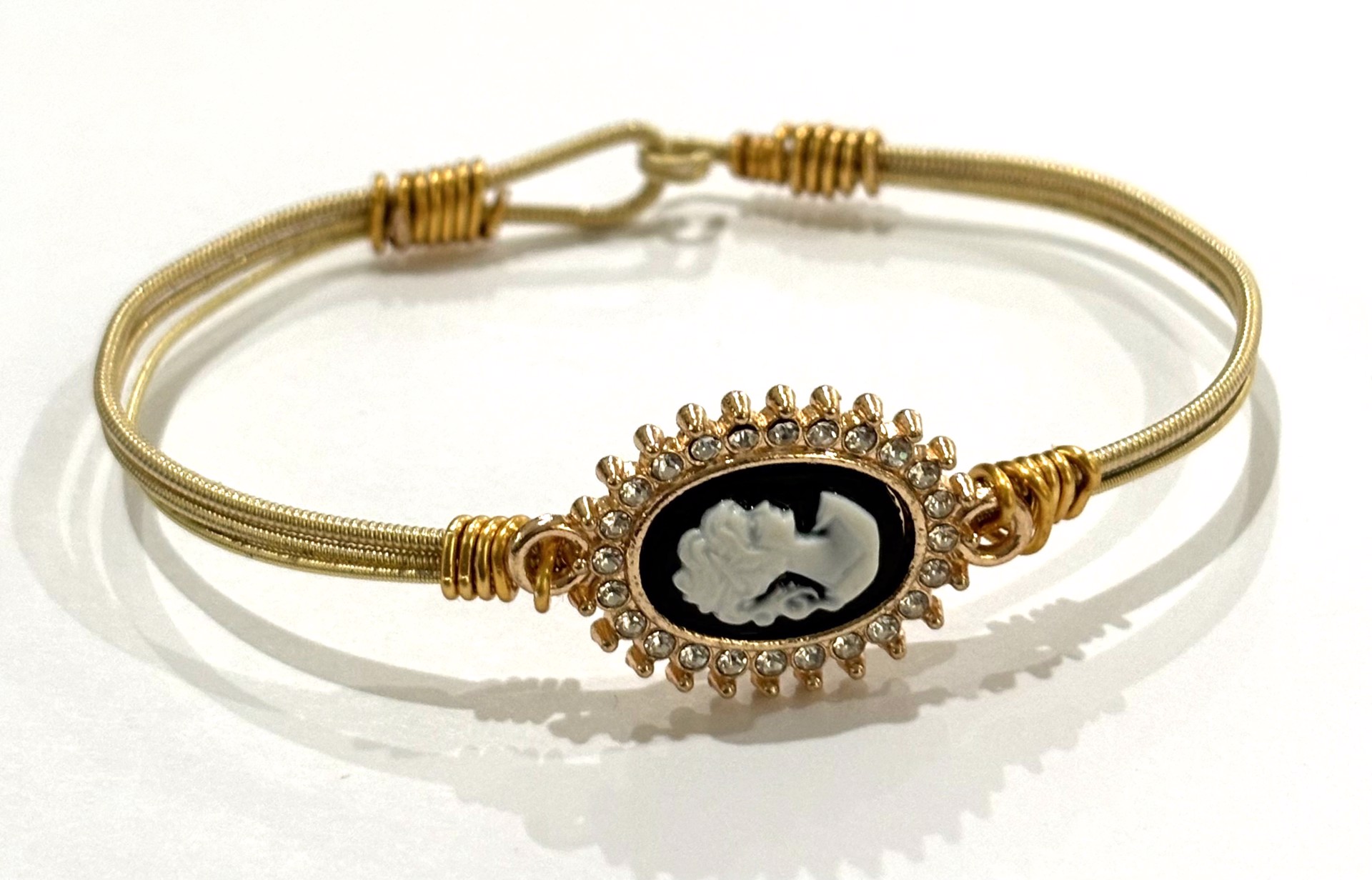 Cameo Guitar String Bracelet by String Thing Designs