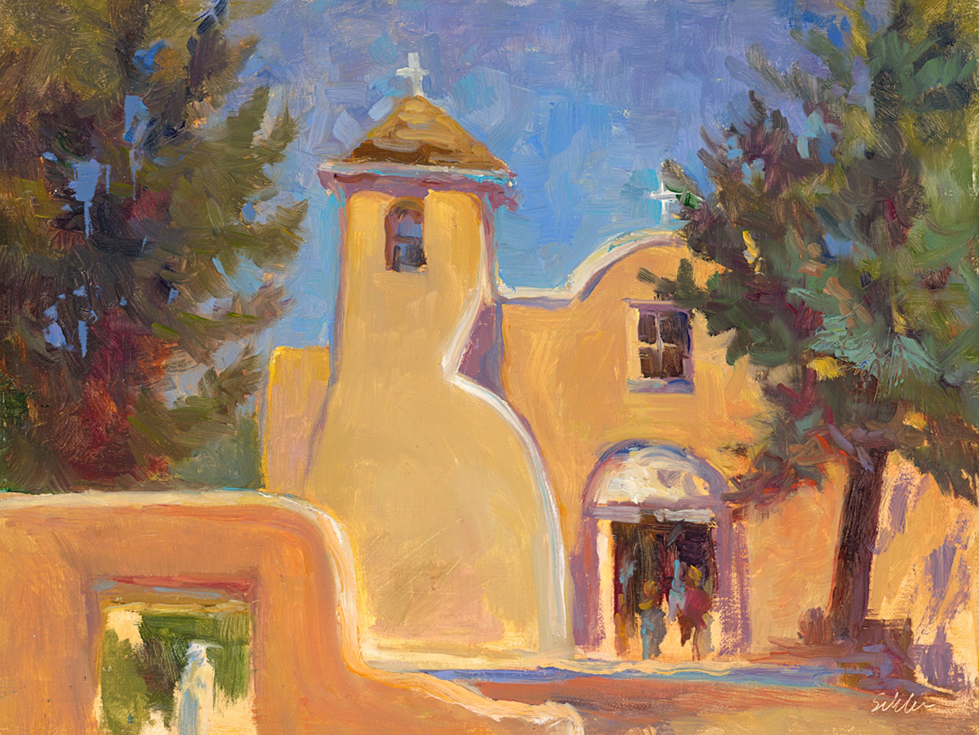 Ranchos Church Morning by Suzanne Schleck
