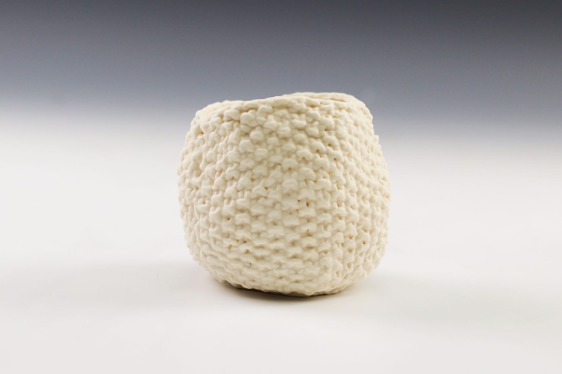Small Seed Stitch Vessel by Lisa Belsky