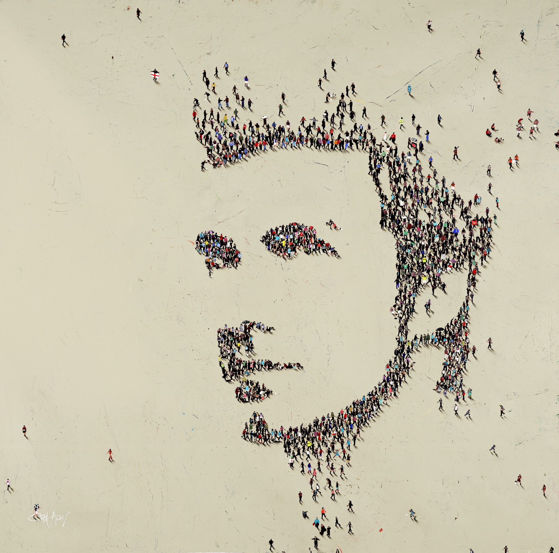 David Beckham by Craig Alan, Populus Figurative