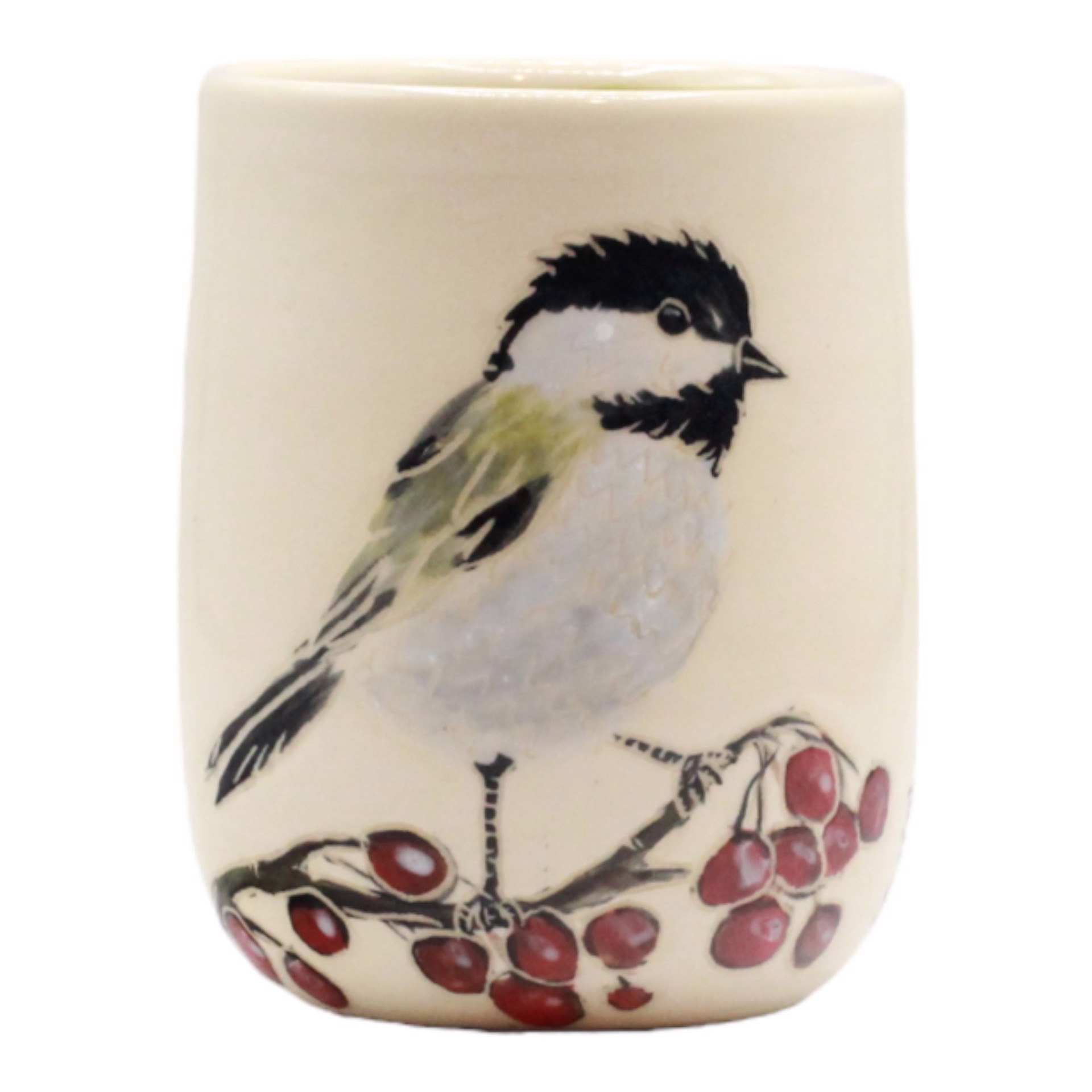 Chickadee Tumbler by Kim Filiaggi