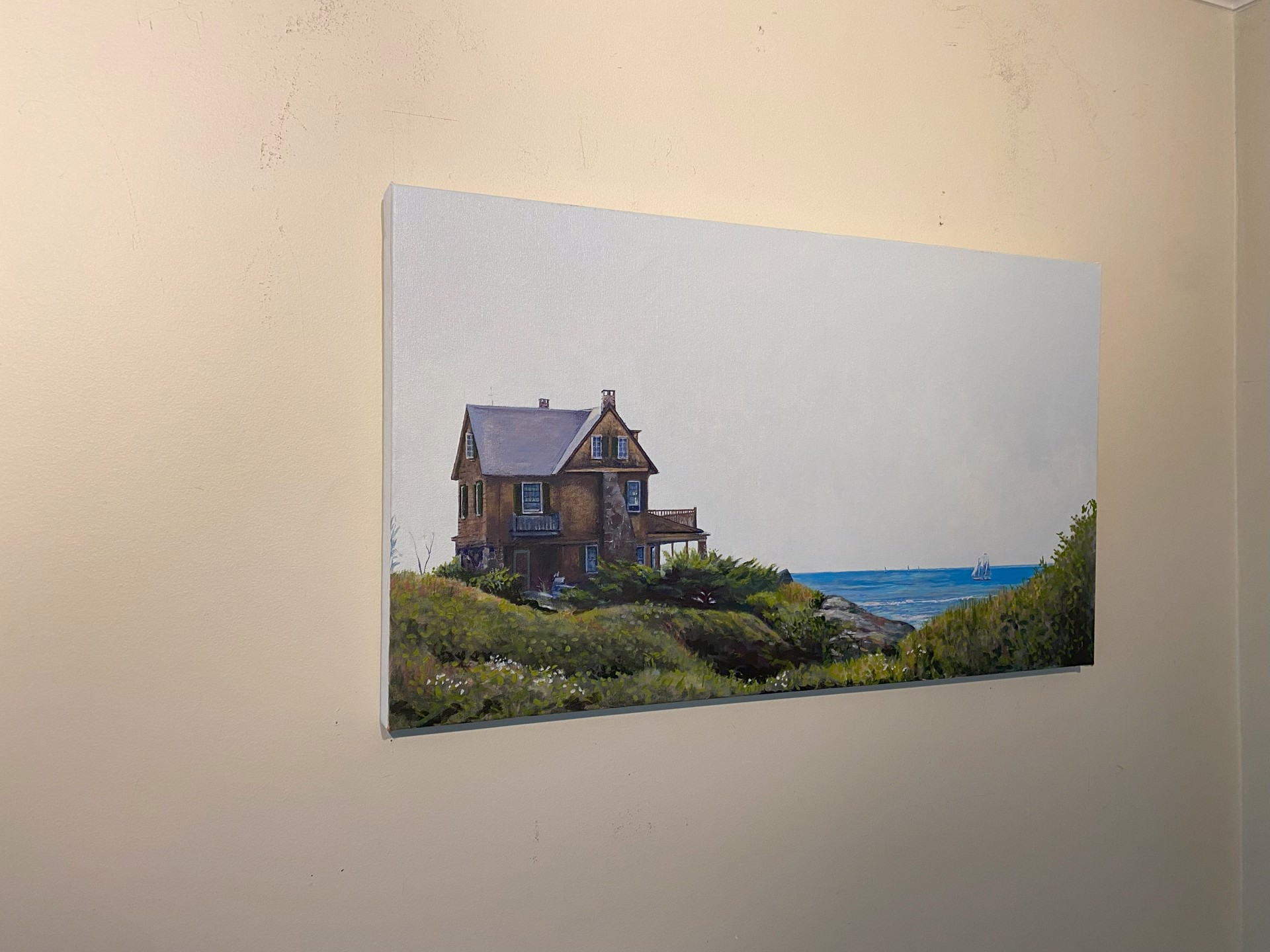 House on the Edge at Kennebunkport by Douglas H. Caves Sr.
