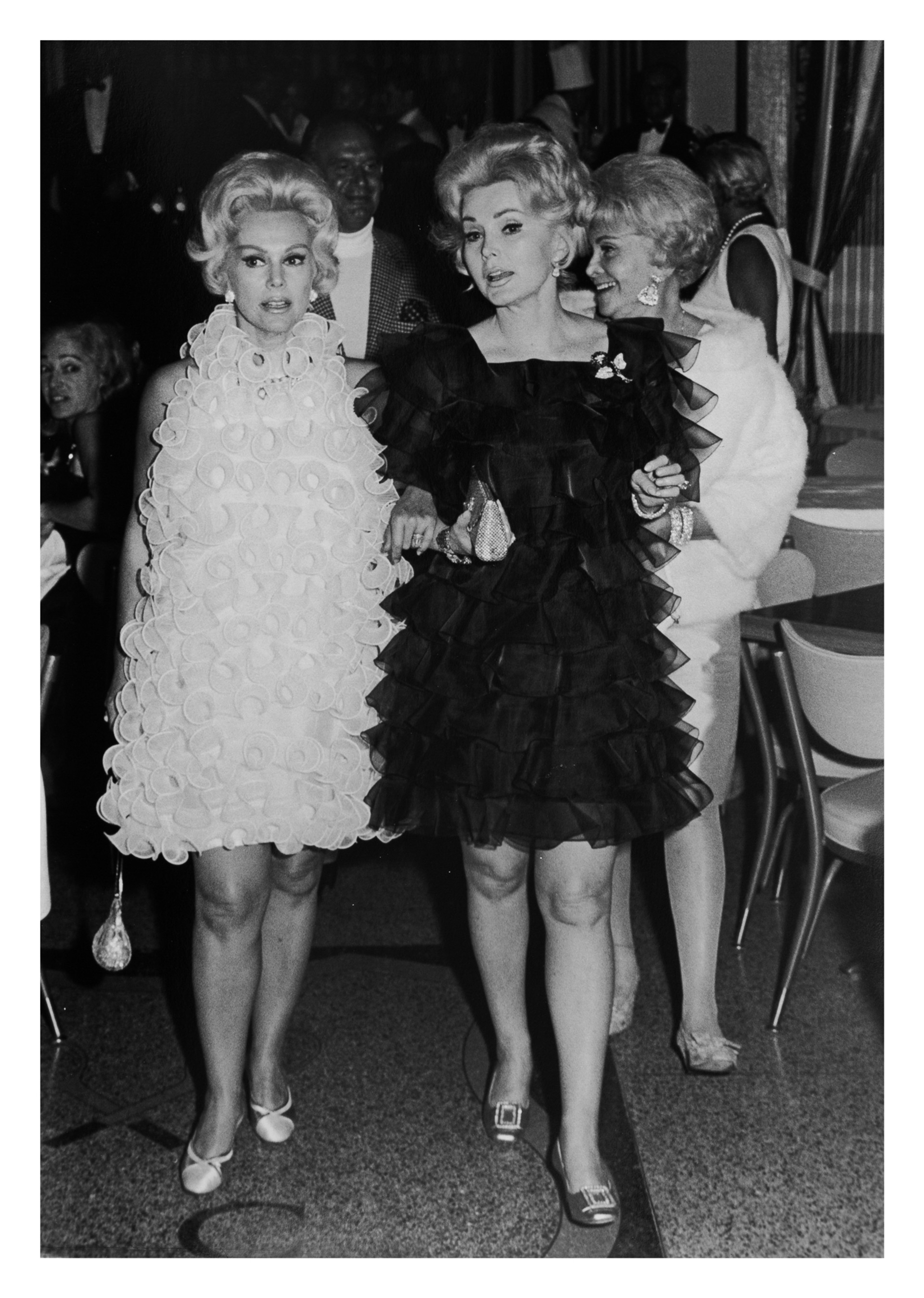 Eva Gabor, Zsa Zsa Gabor, and Jolie Gabor by Ron Galella