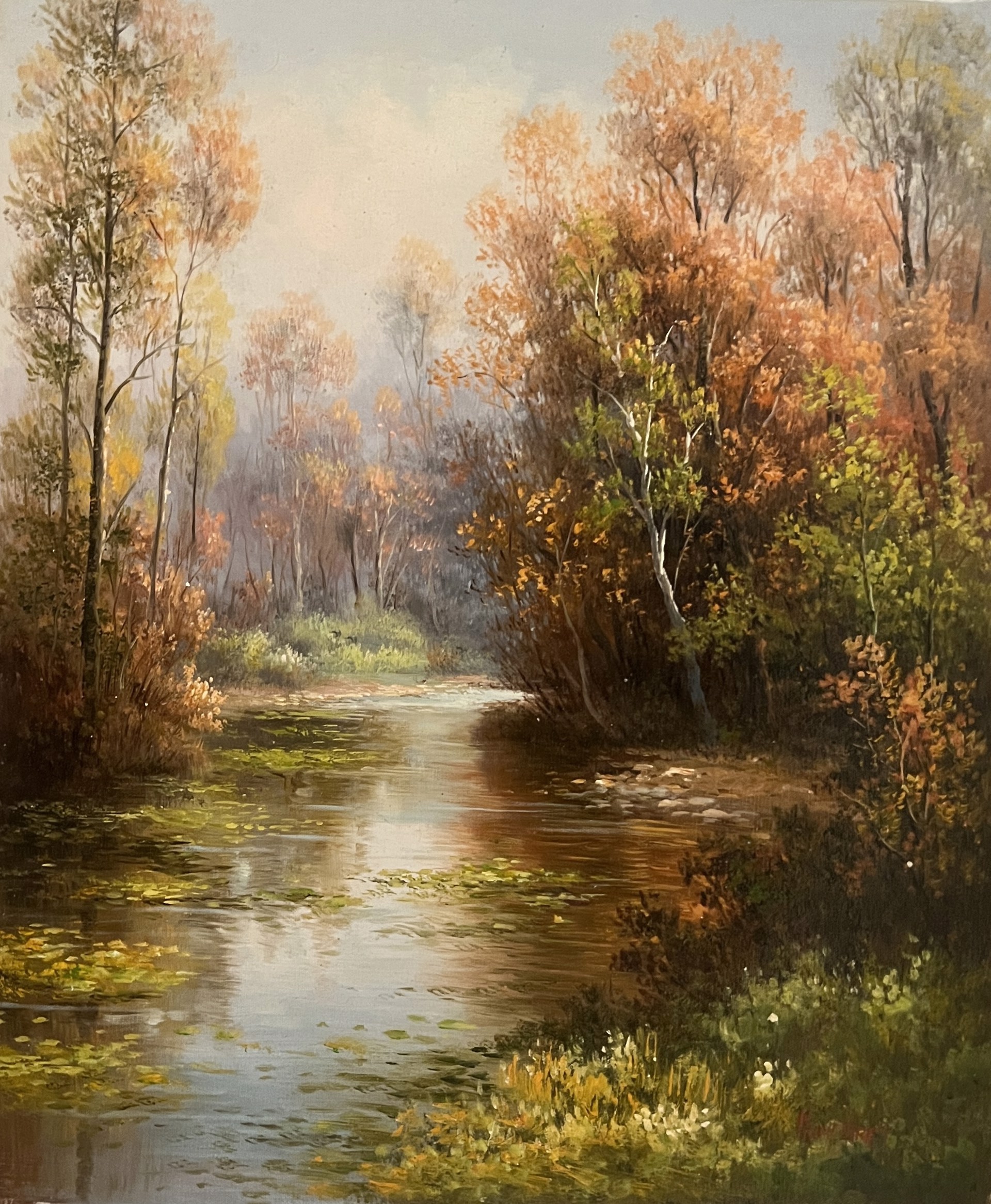 SHALLOW CREEK IN FALL by HUMPHREY