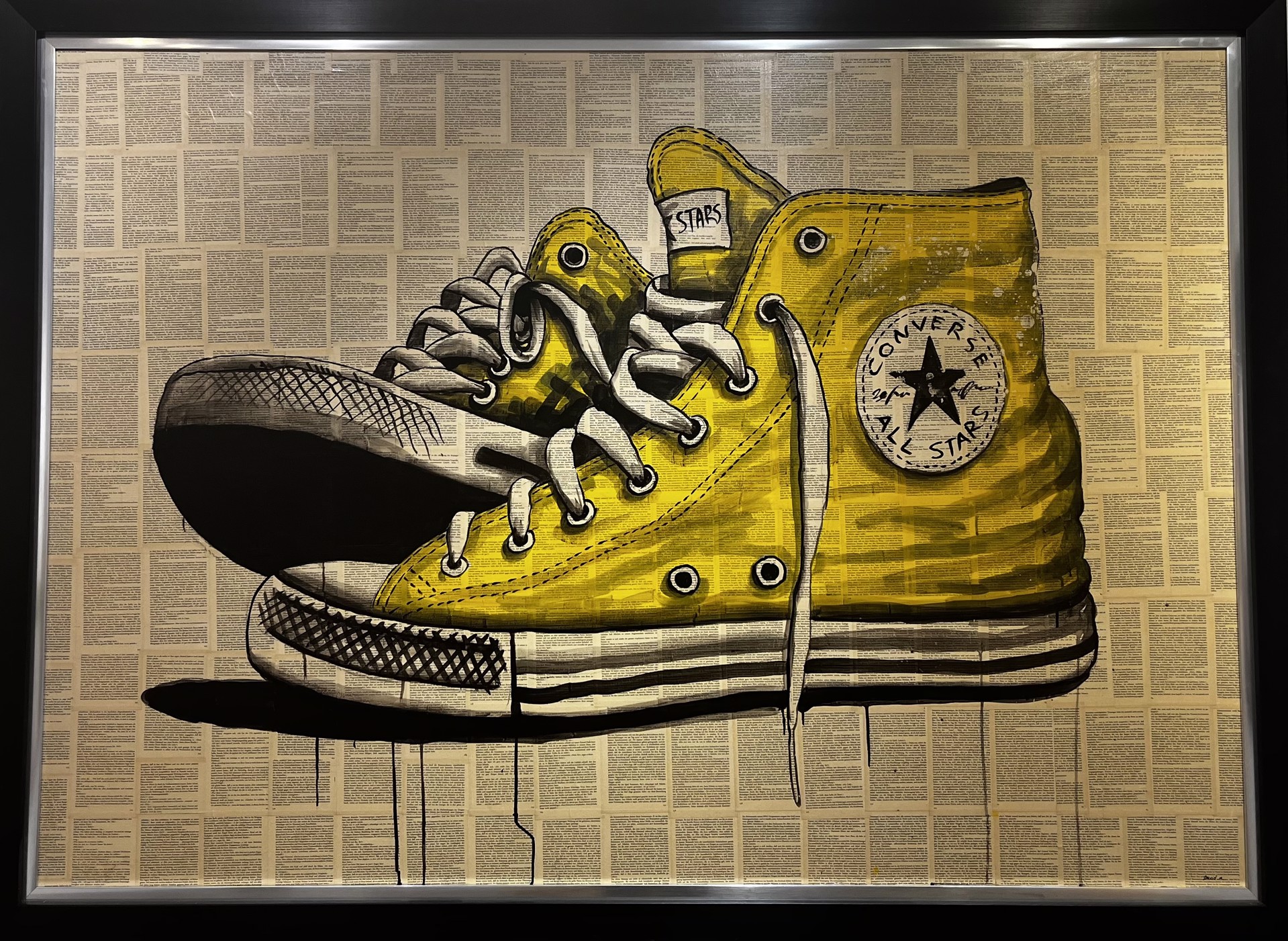 "Yellow Converse Shoe" by BuMa Project
